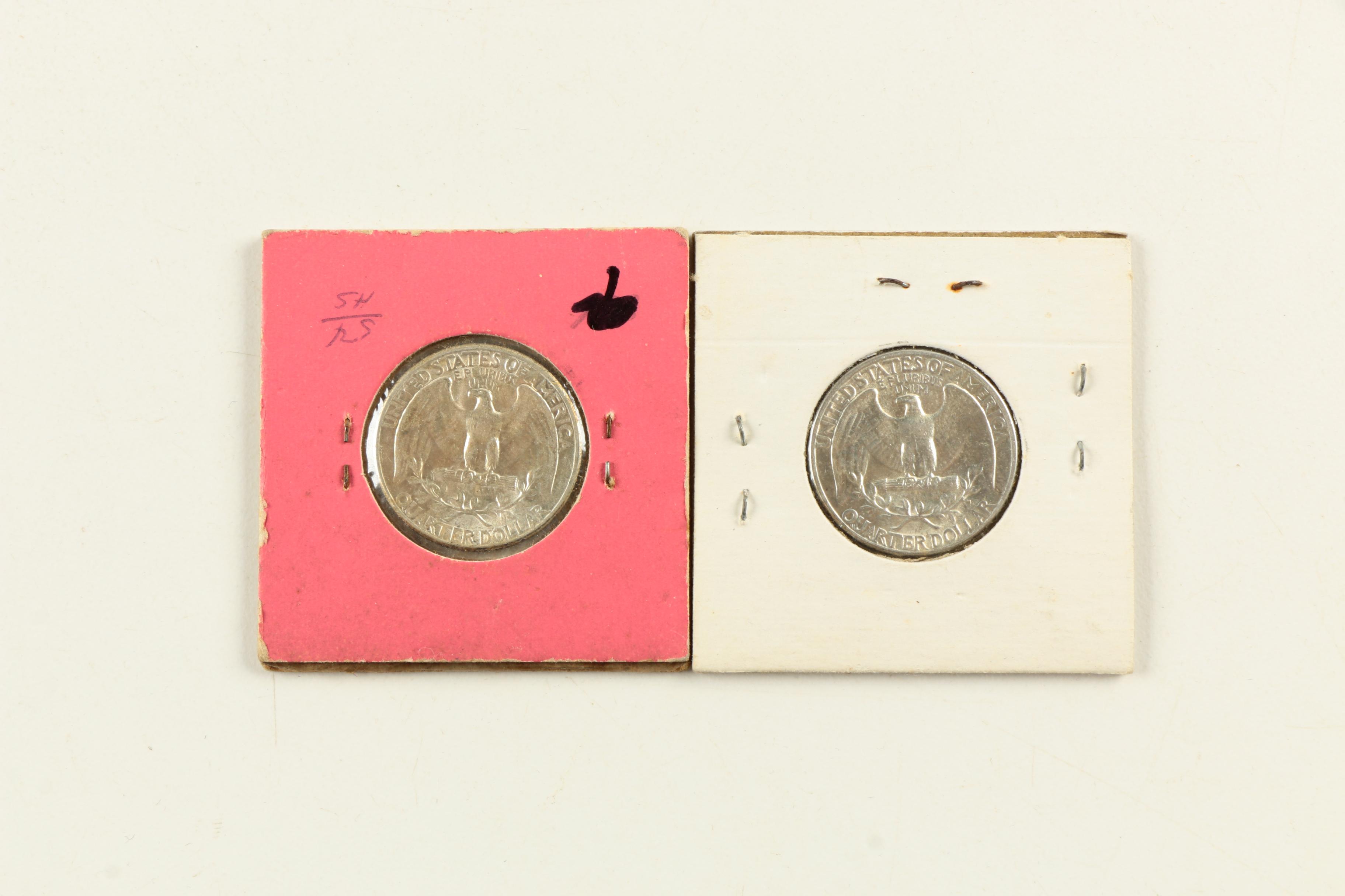Ten Washington Silver Quarters