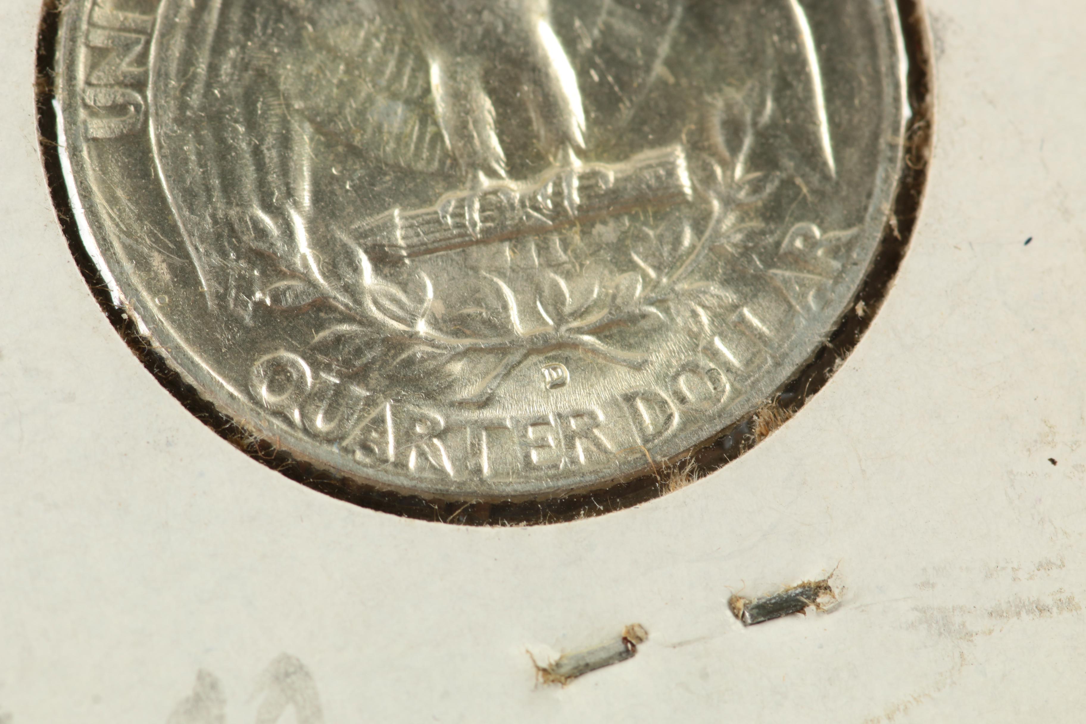 Ten Washington Silver Quarters