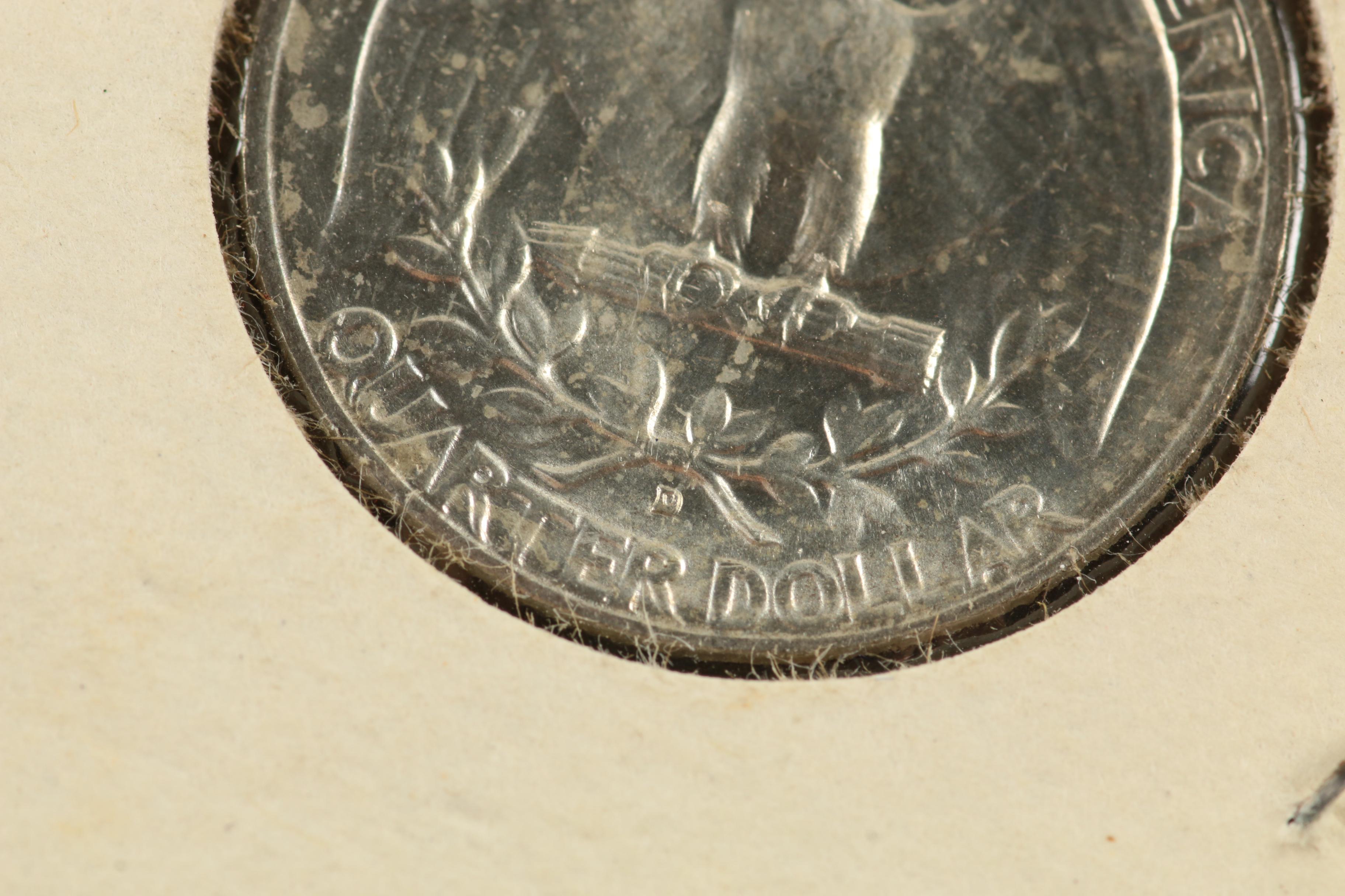 Ten Washington Silver Quarters