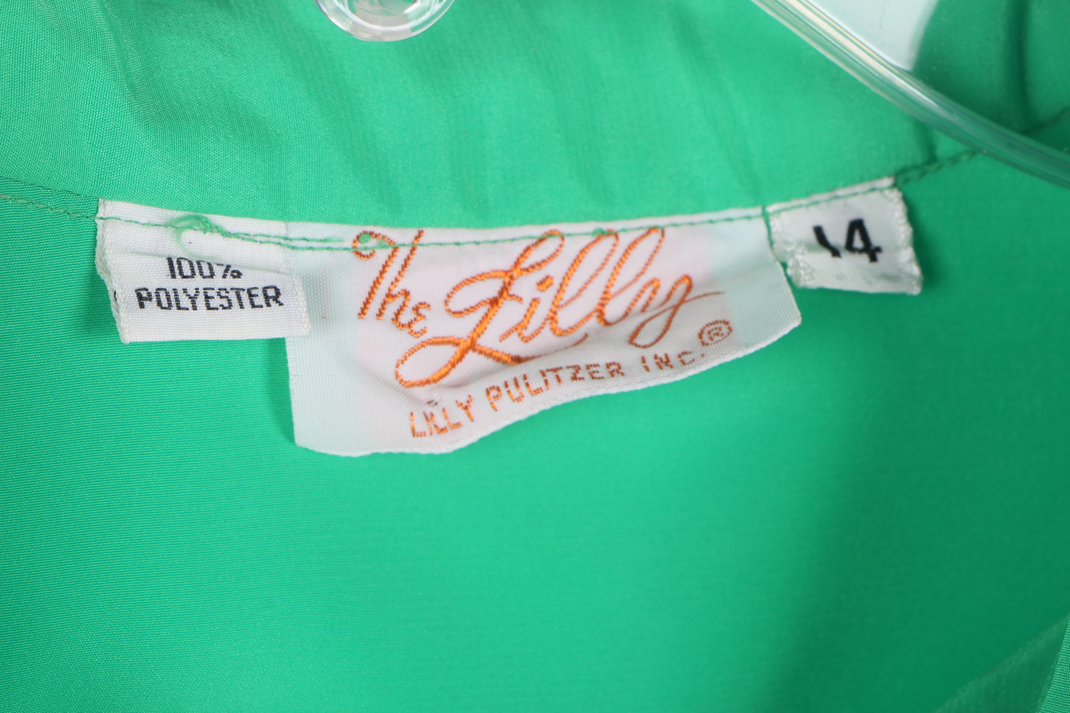 Vintage Blouses Including Jaeger and The Lilly Lilly Pulitzer