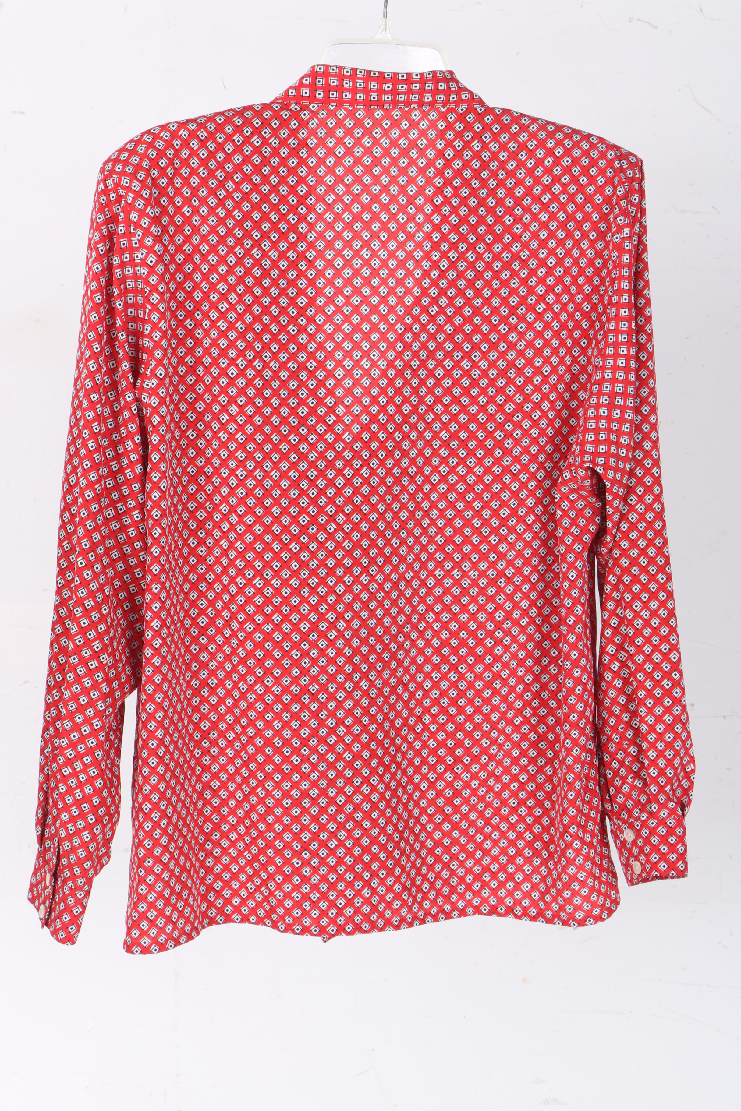 Vintage Blouses Including Jaeger and The Lilly Lilly Pulitzer