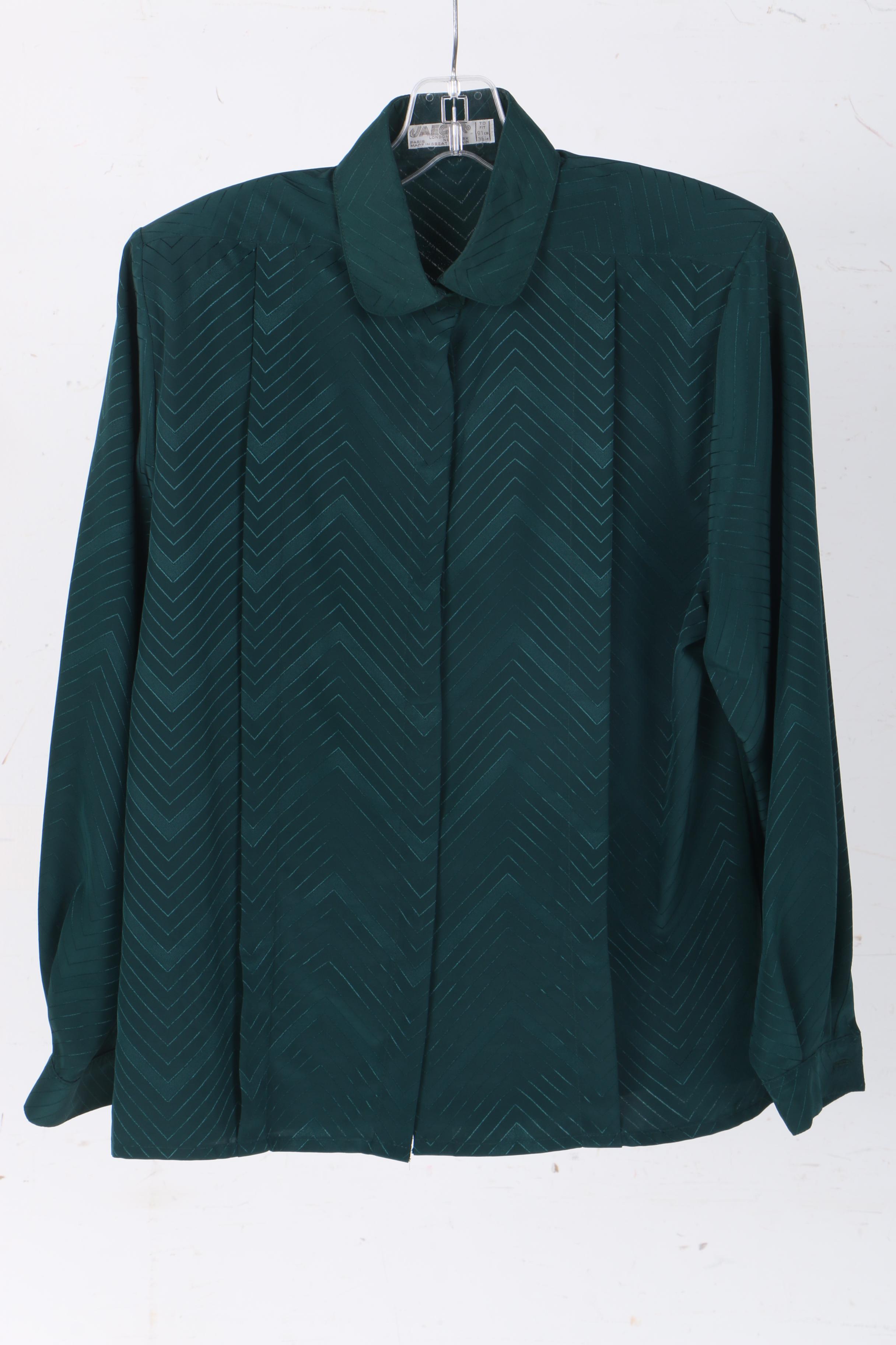 Vintage Blouses Including Jaeger and The Lilly Lilly Pulitzer