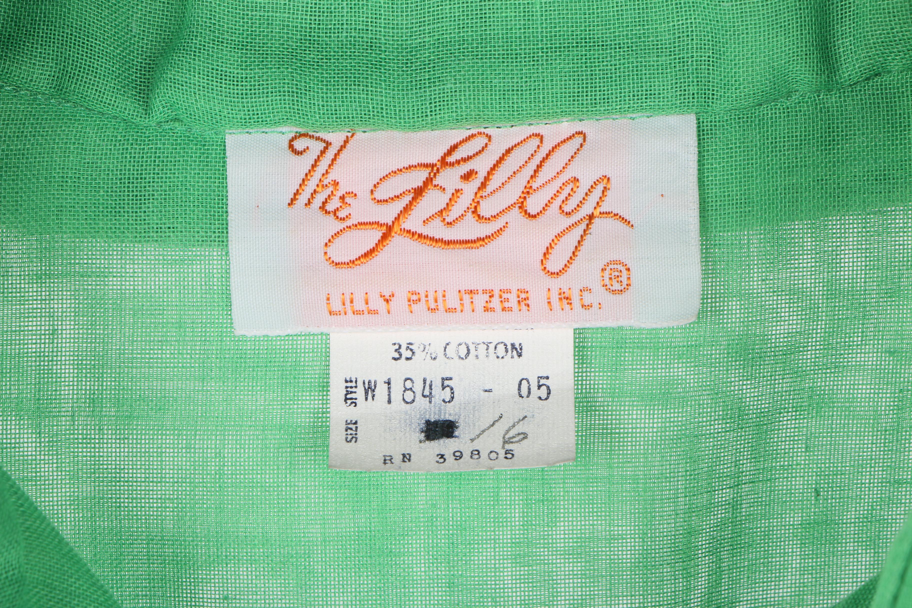 Vintage Blouses Including Jaeger and The Lilly Lilly Pulitzer