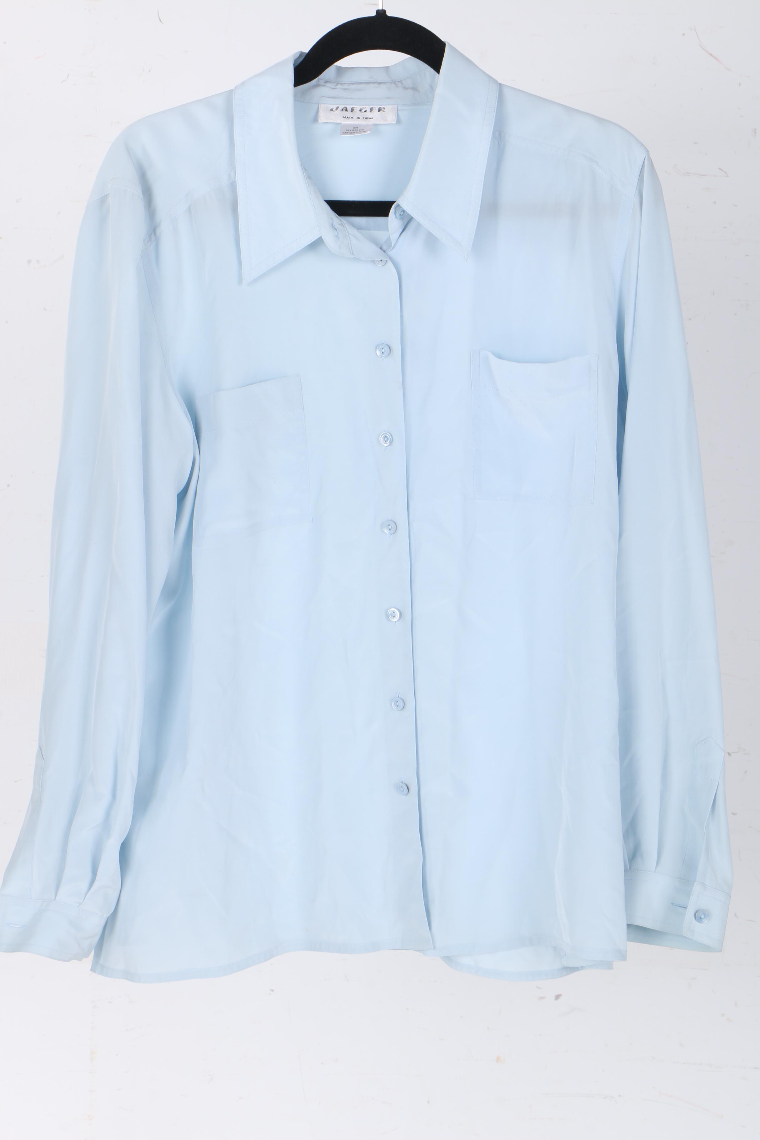 Vintage Blouses Including Jaeger and The Lilly Lilly Pulitzer