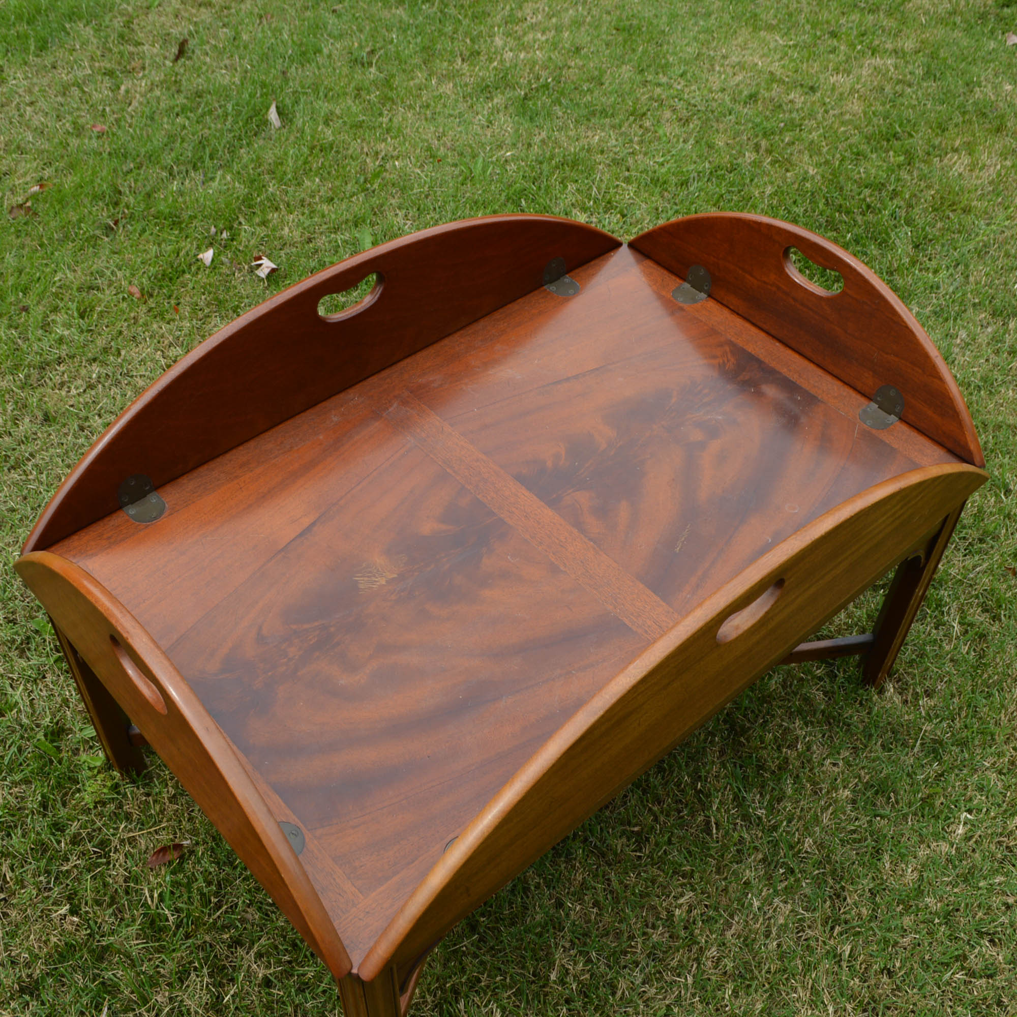 Mahogany Butler Tray Coffee Table by Henredon
