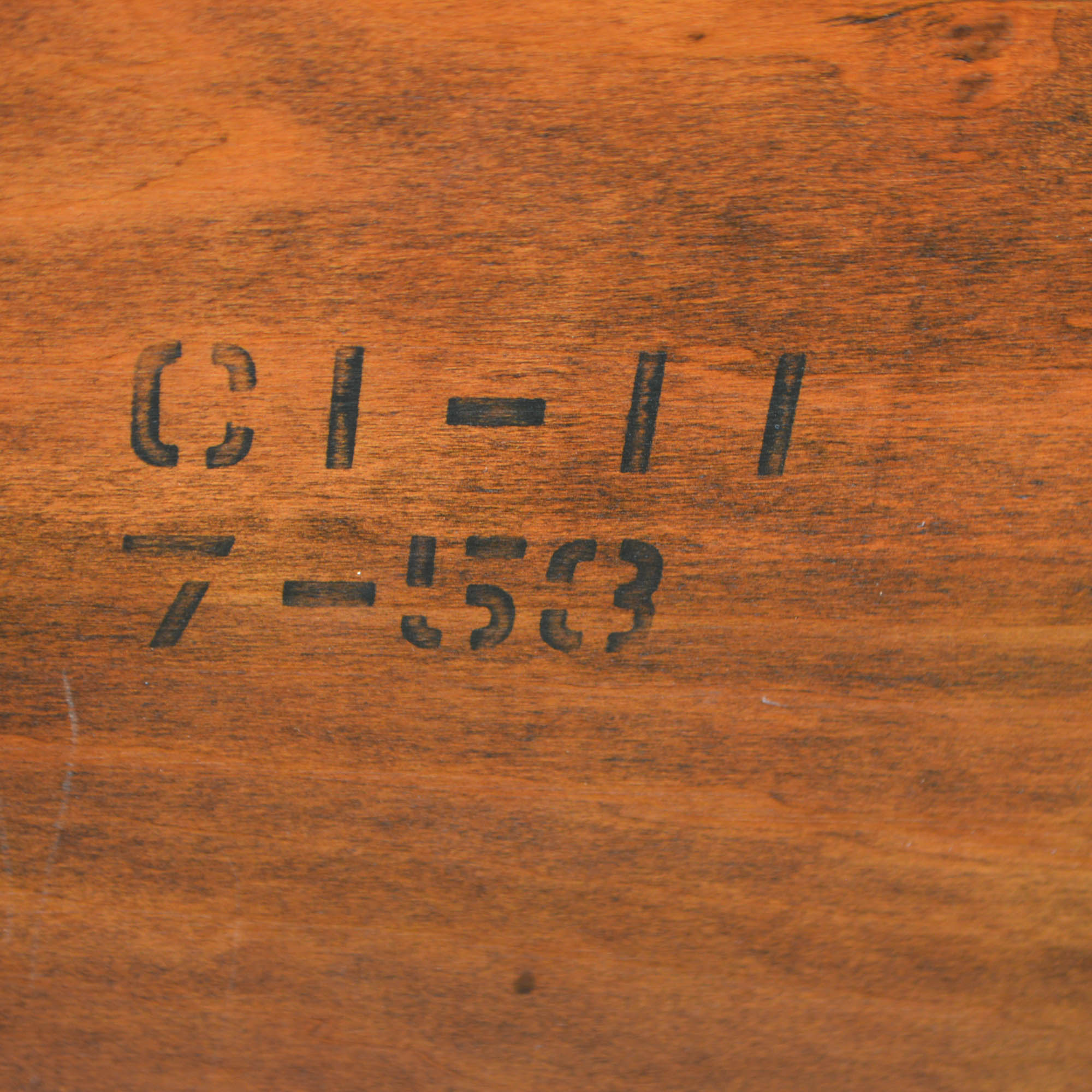 Mahogany Butler Tray Coffee Table by Henredon