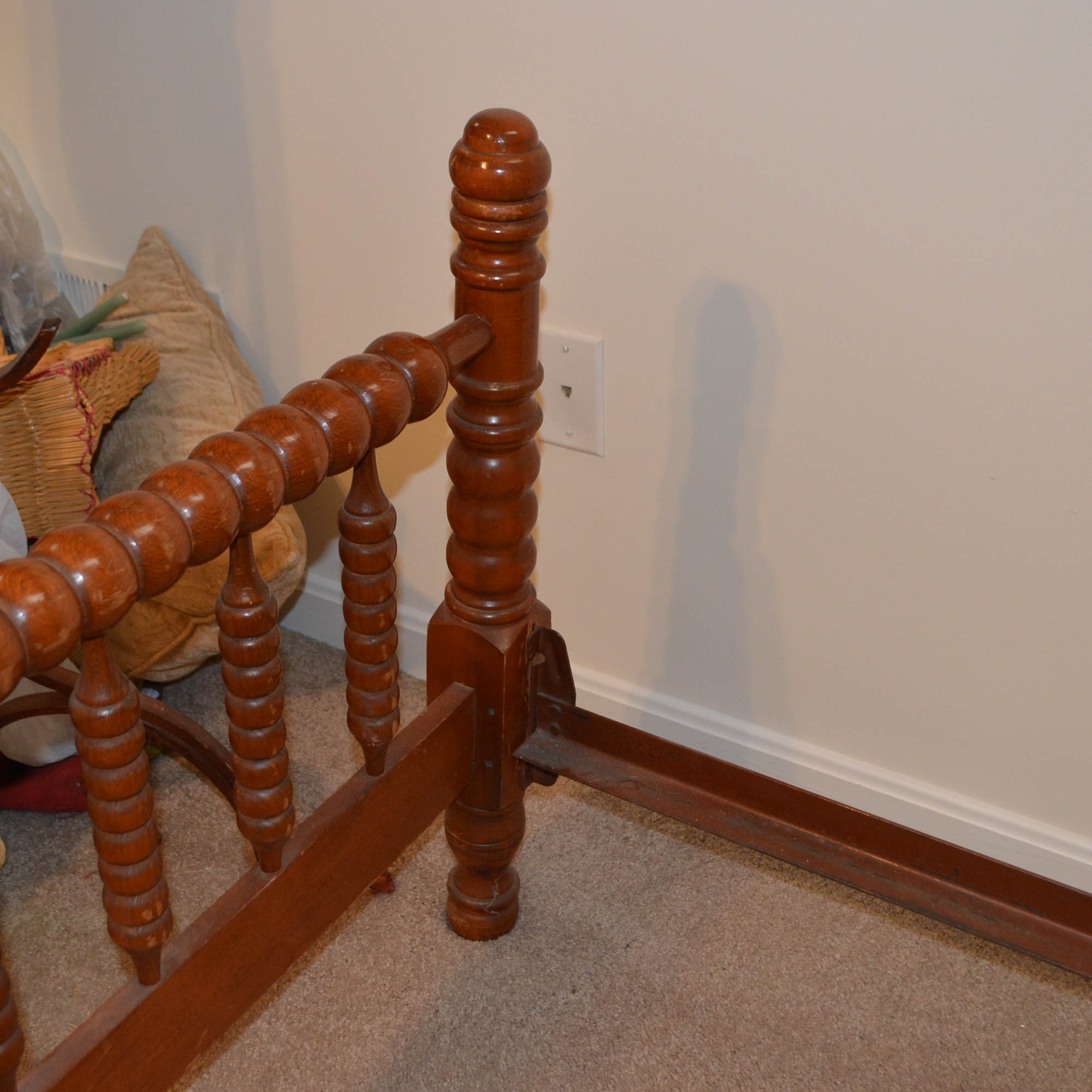 Vintage Jenny Lind Style Twin Bed