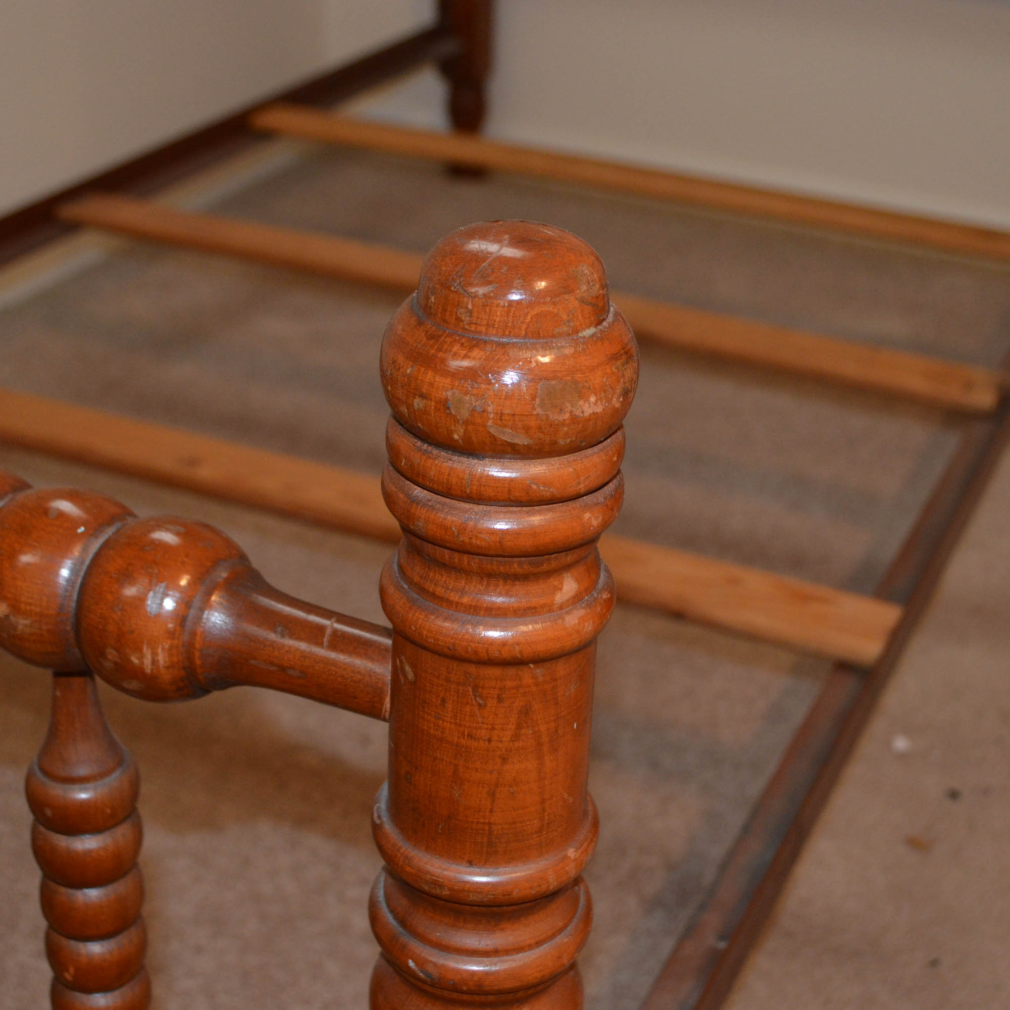 Vintage Jenny Lind Style Twin Bed