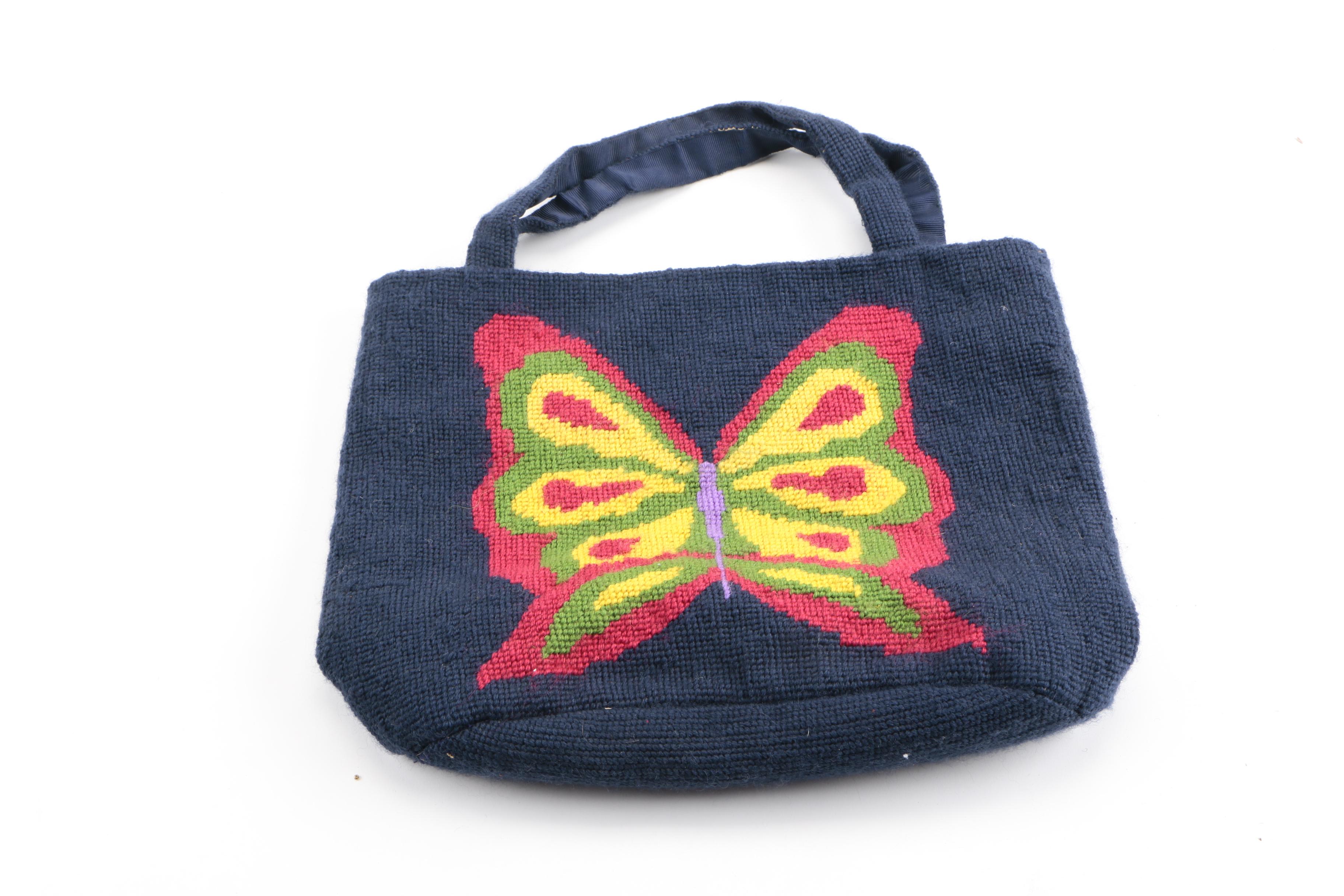 Vintage Embroidered and Needlepoint Handbags