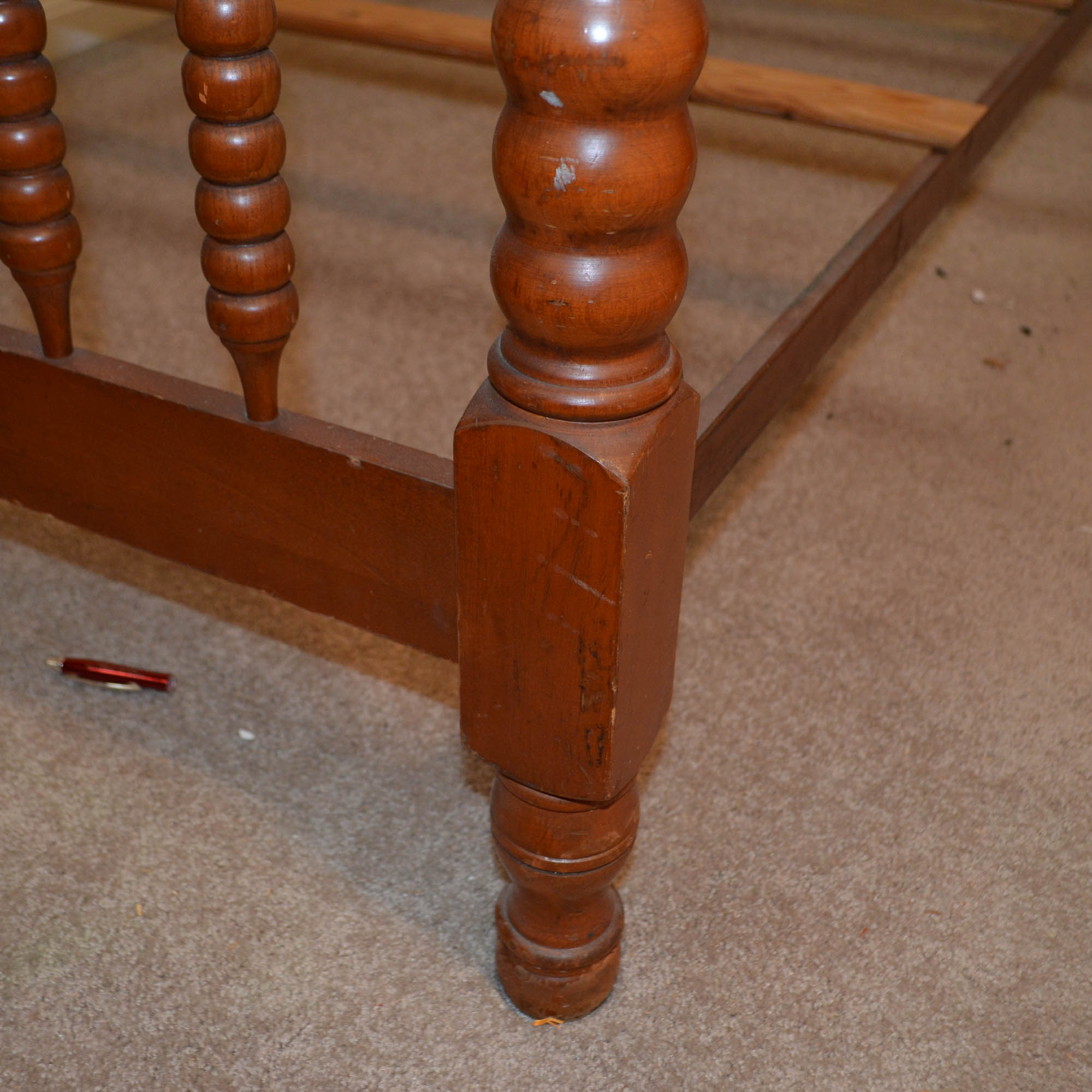 Vintage Jenny Lind Style Twin Bed