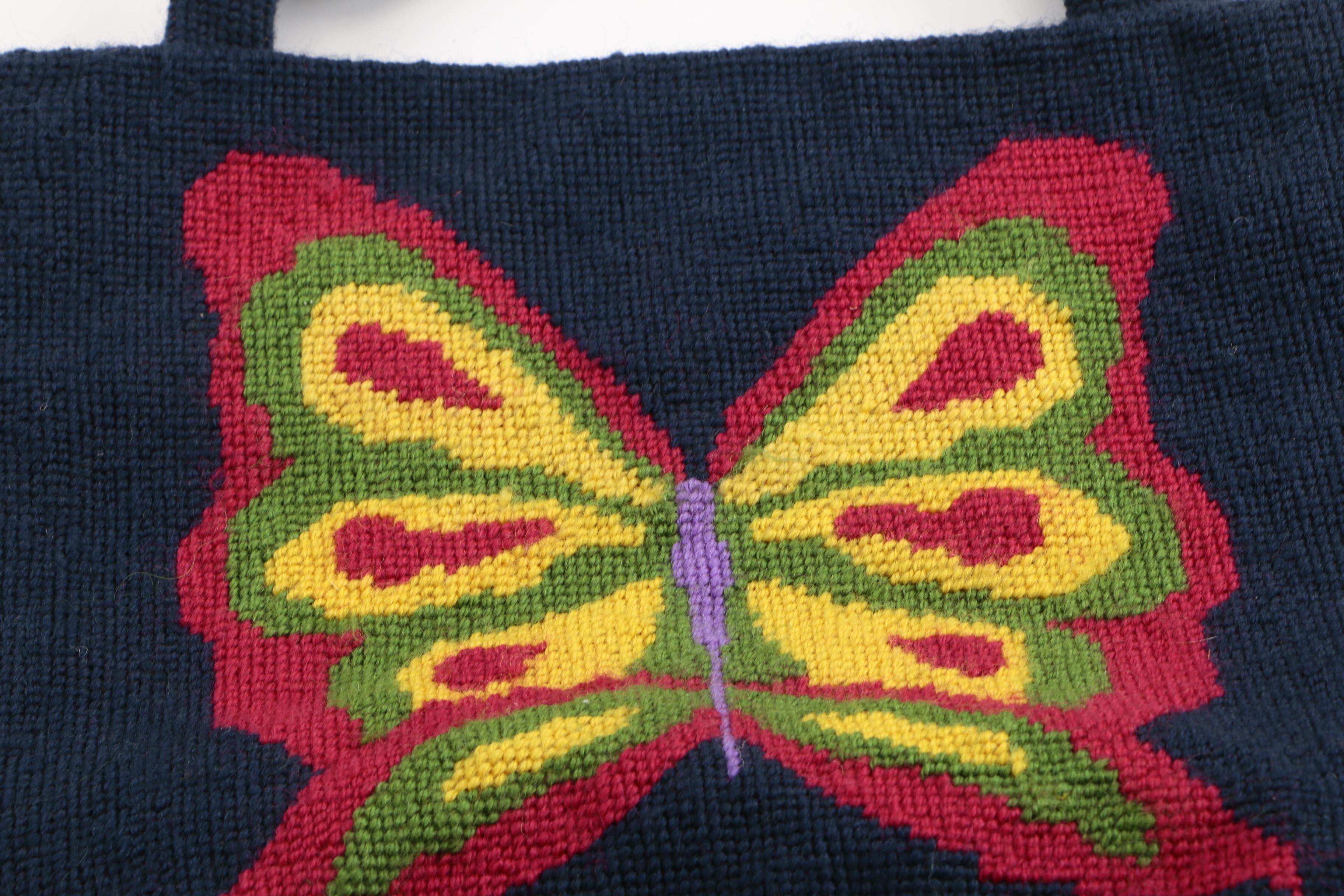 Vintage Embroidered and Needlepoint Handbags