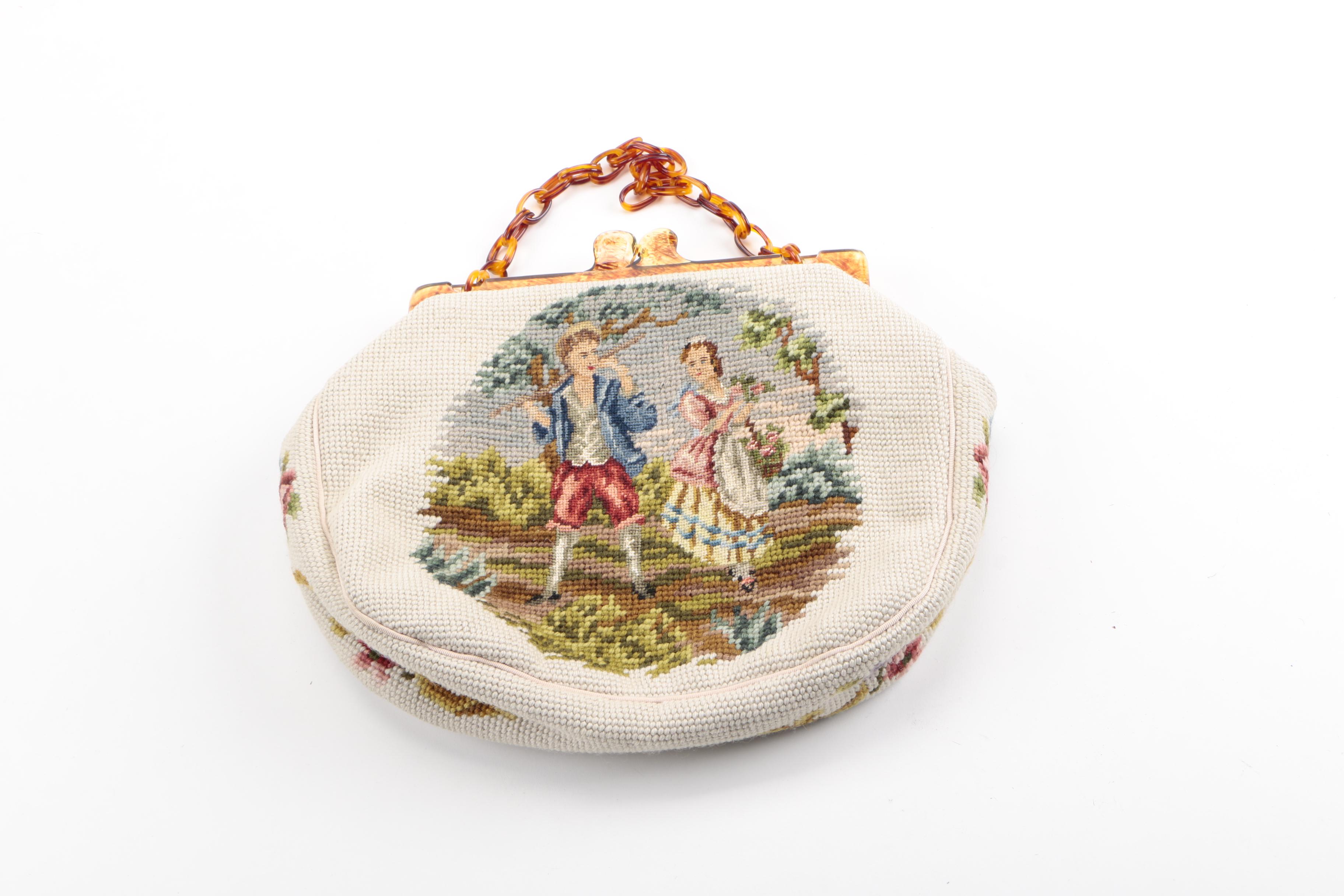 Vintage Embroidered and Needlepoint Handbags
