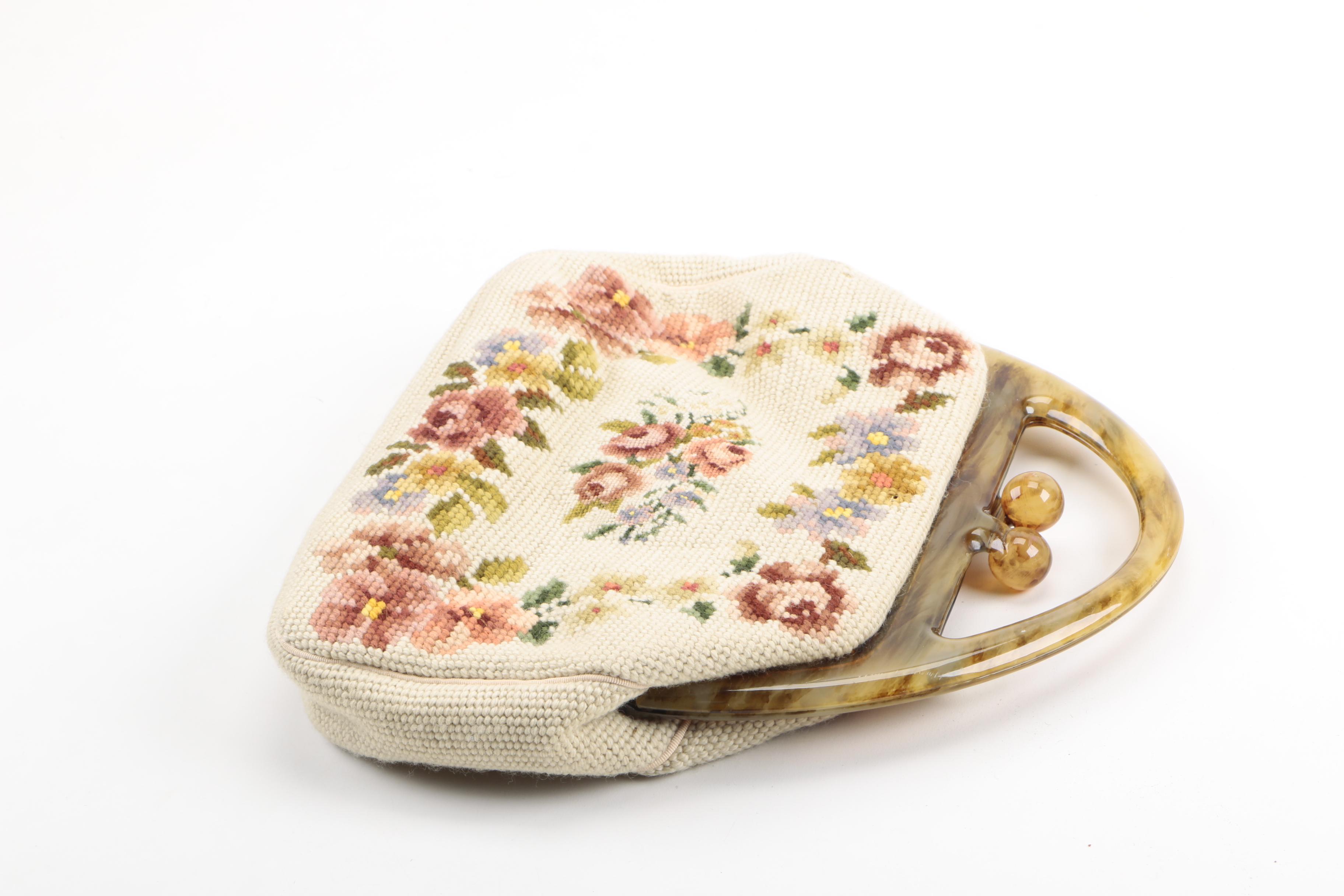 Vintage Embroidered and Needlepoint Handbags