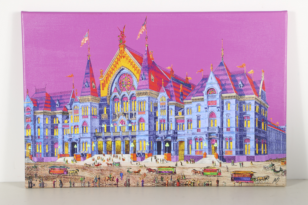 "Opening Night of Music Hall 1878" Fine Art Giclee by Andrew Van Sickle