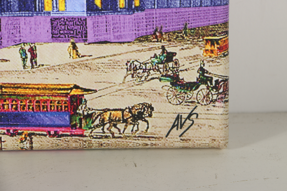 "Opening Night of Music Hall 1878" Fine Art Giclee by Andrew Van Sickle