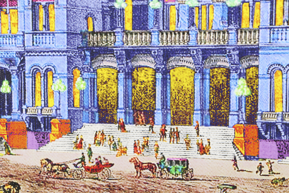 "Opening Night of Music Hall 1878" Fine Art Giclee by Andrew Van Sickle