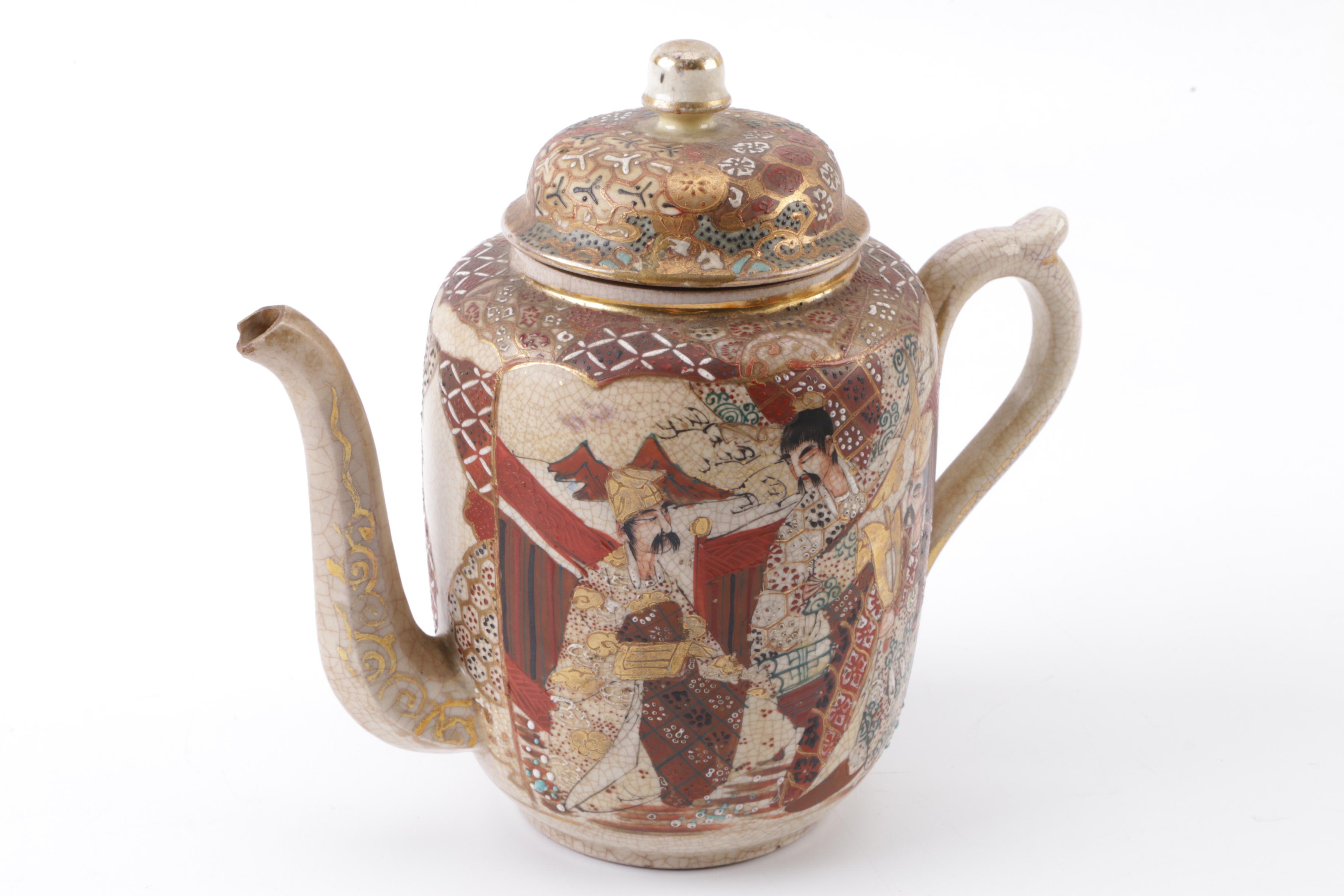 Satsuma Style Japanese Tea Set