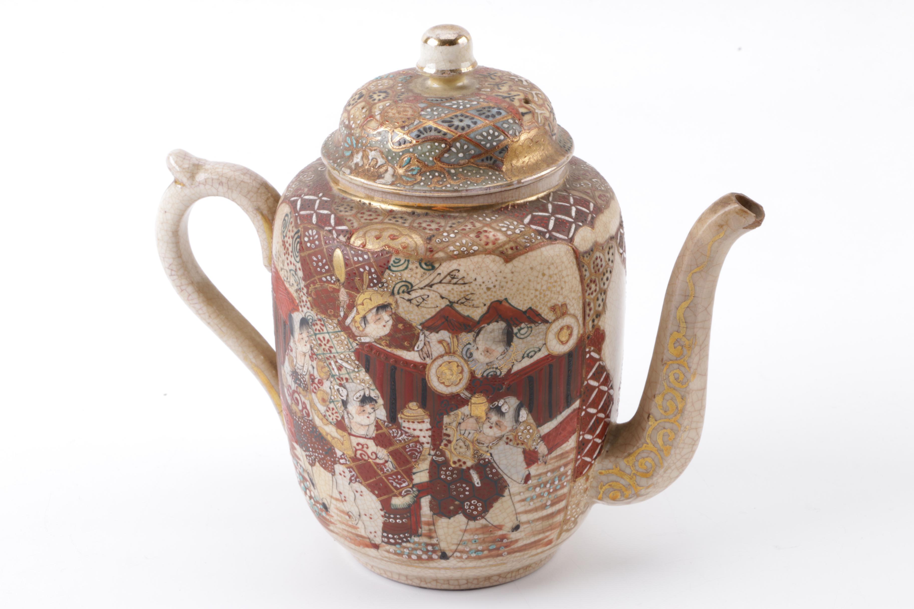 Satsuma Style Japanese Tea Set