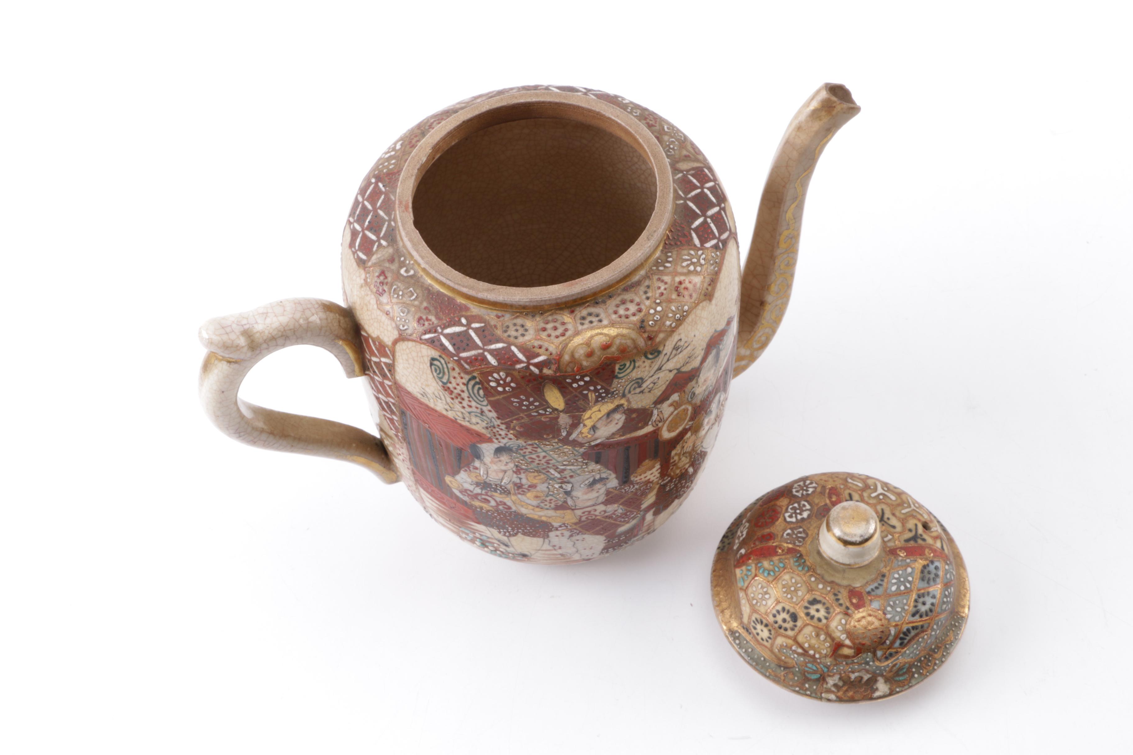 Satsuma Style Japanese Tea Set