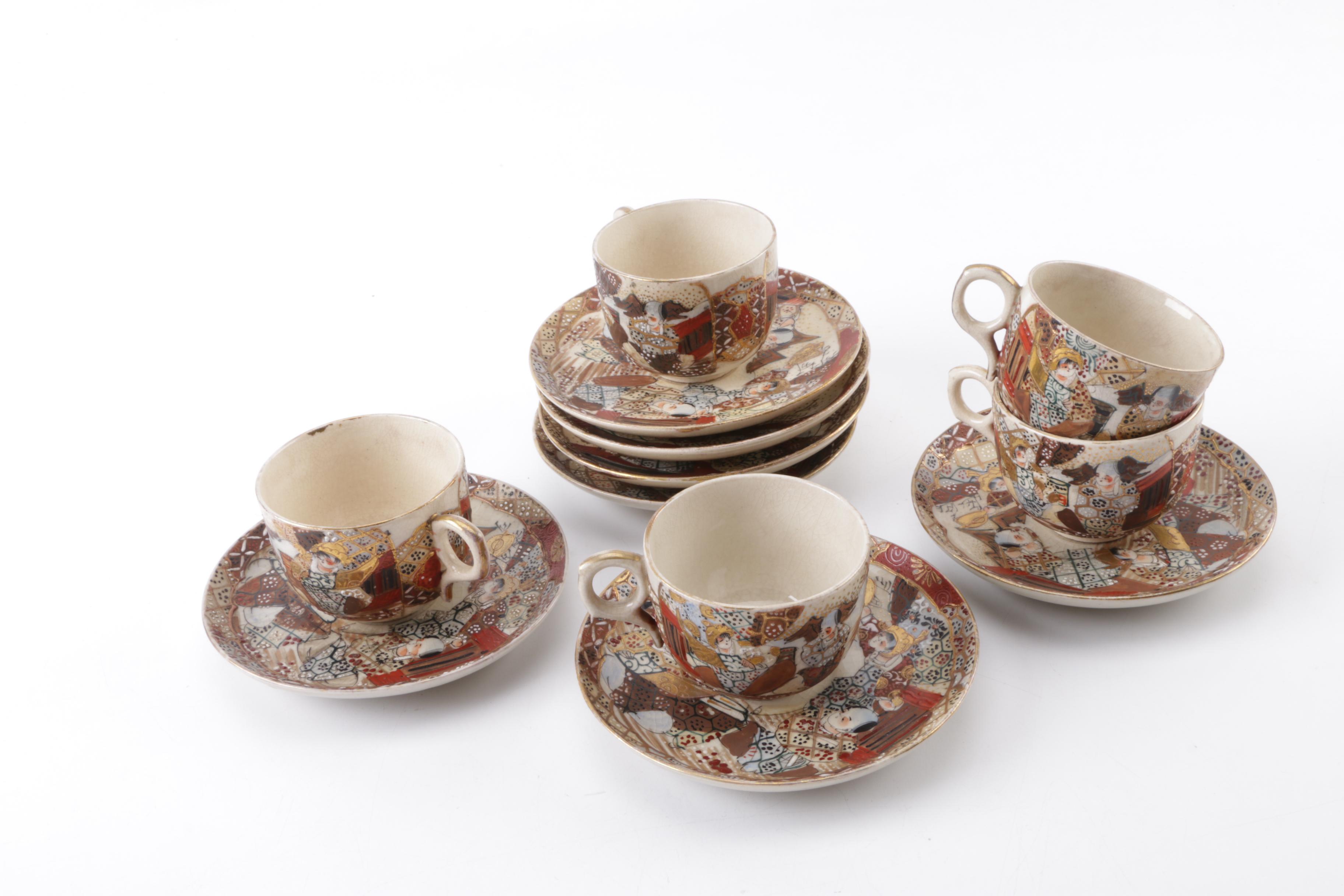 Satsuma Style Japanese Tea Set