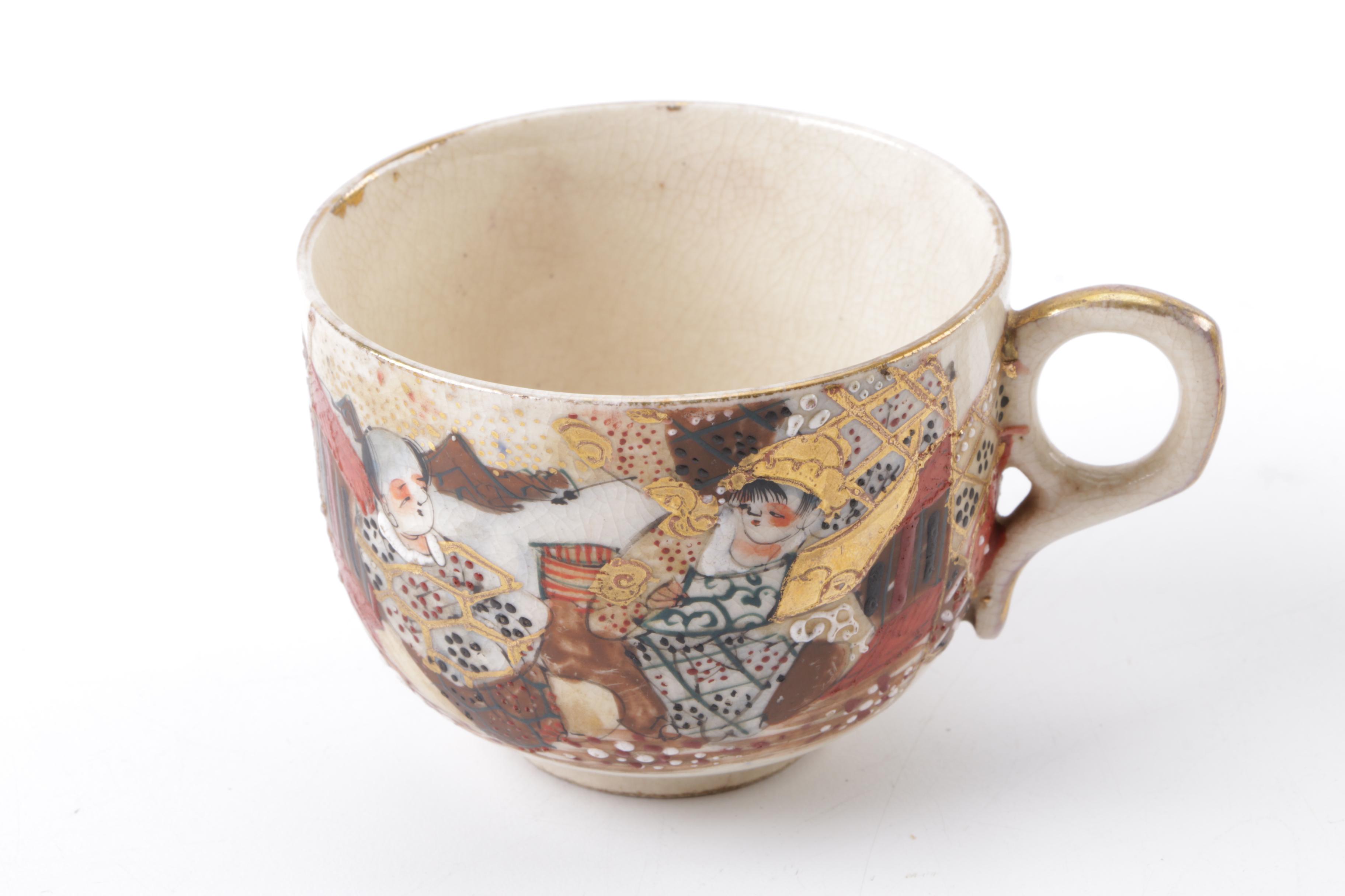 Satsuma Style Japanese Tea Set