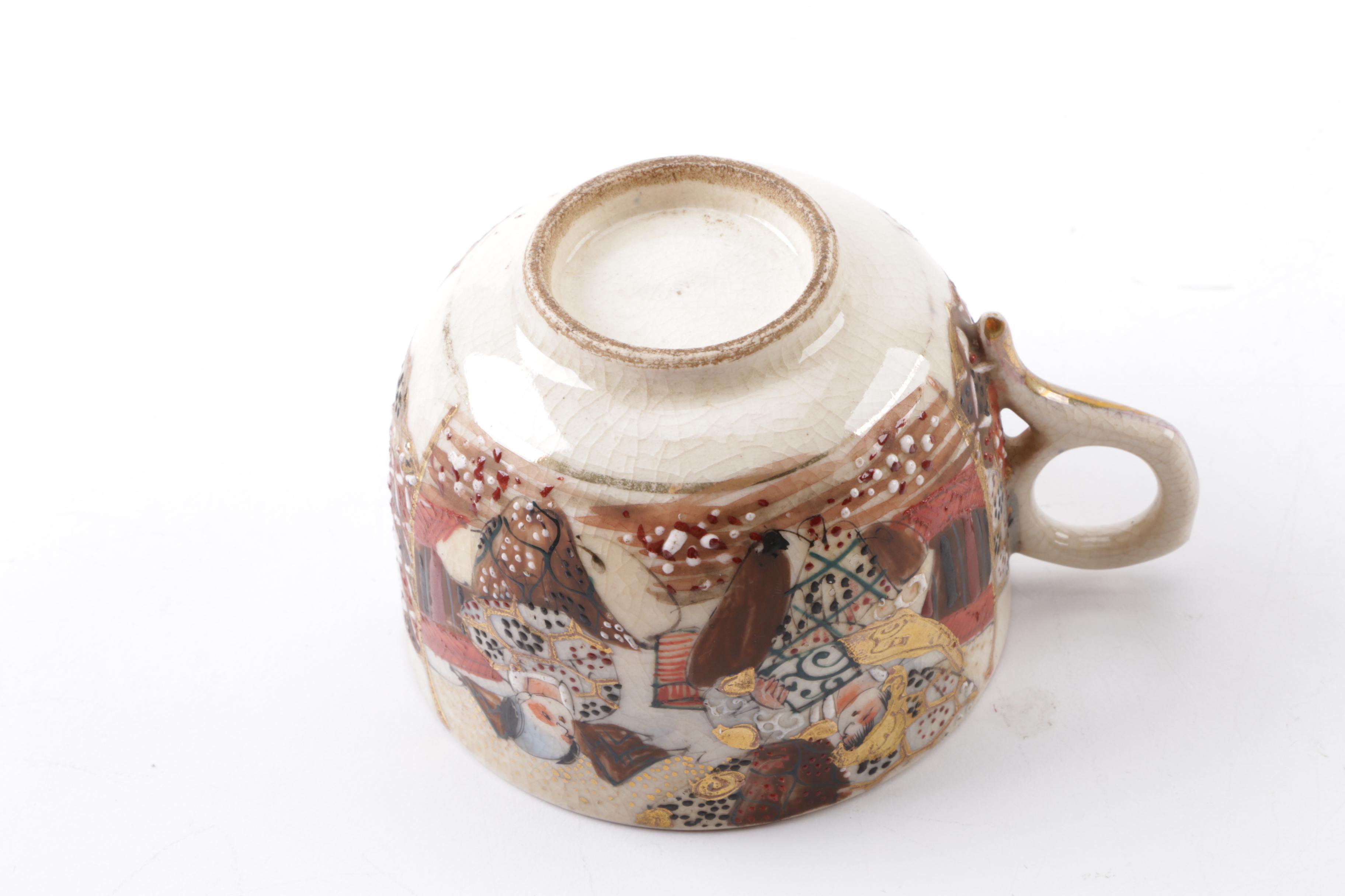 Satsuma Style Japanese Tea Set