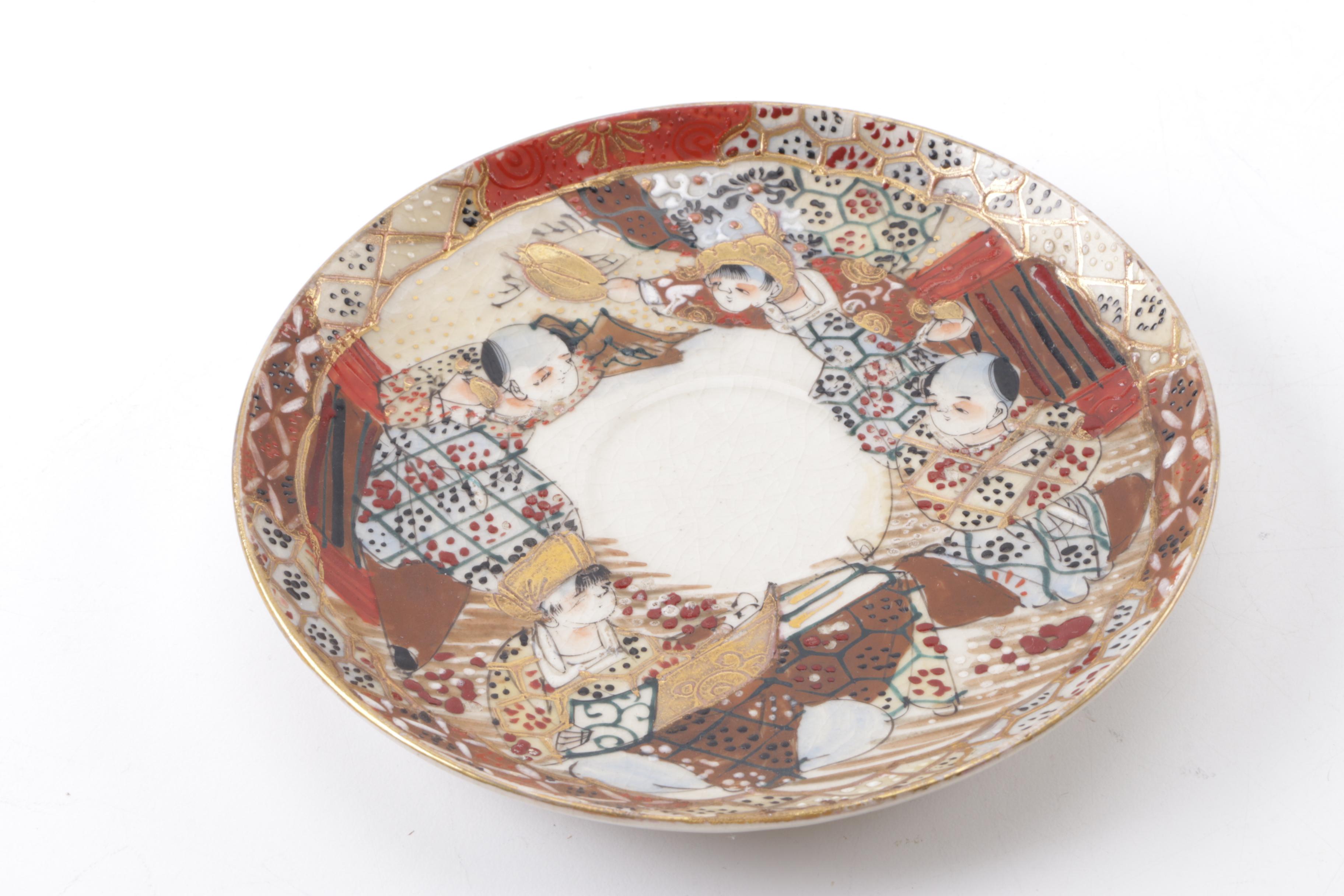 Satsuma Style Japanese Tea Set