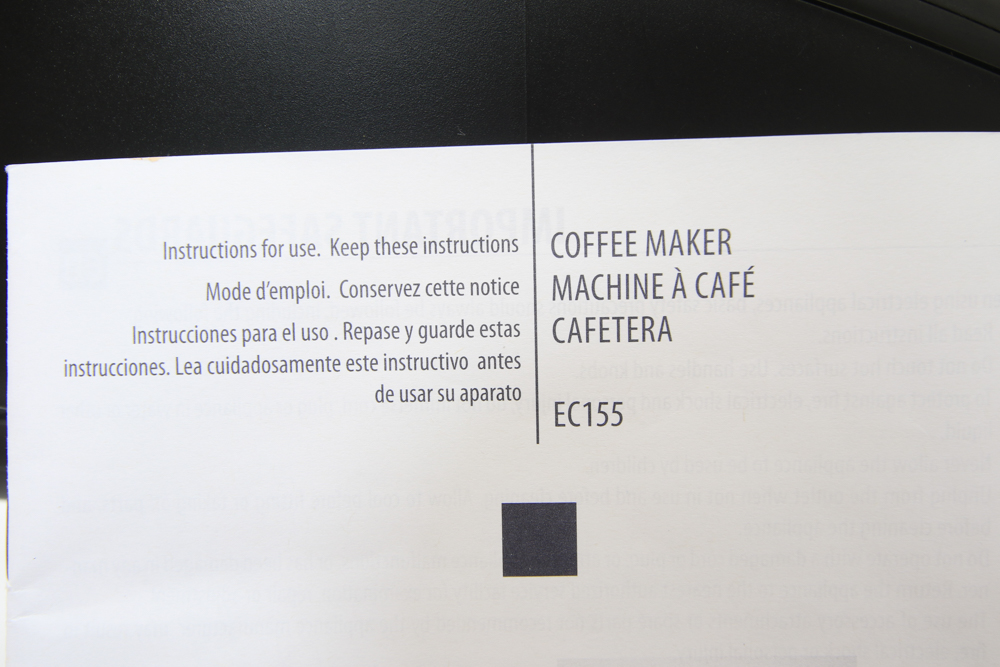 DeLonghi EC-155 Easy Serving Espresso Machine