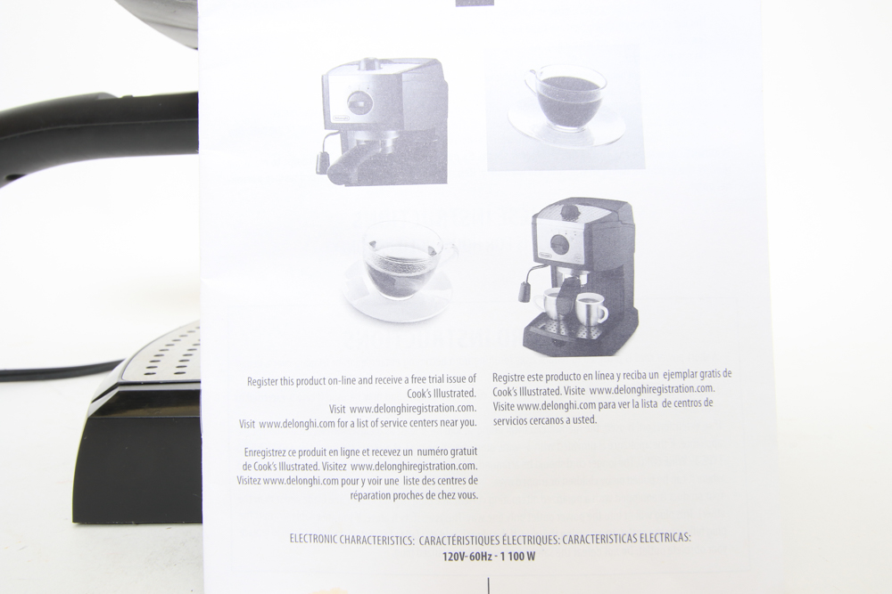 DeLonghi EC-155 Easy Serving Espresso Machine