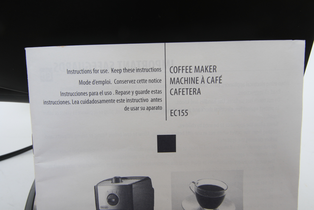 DeLonghi EC-155 Easy Serving Espresso Machine