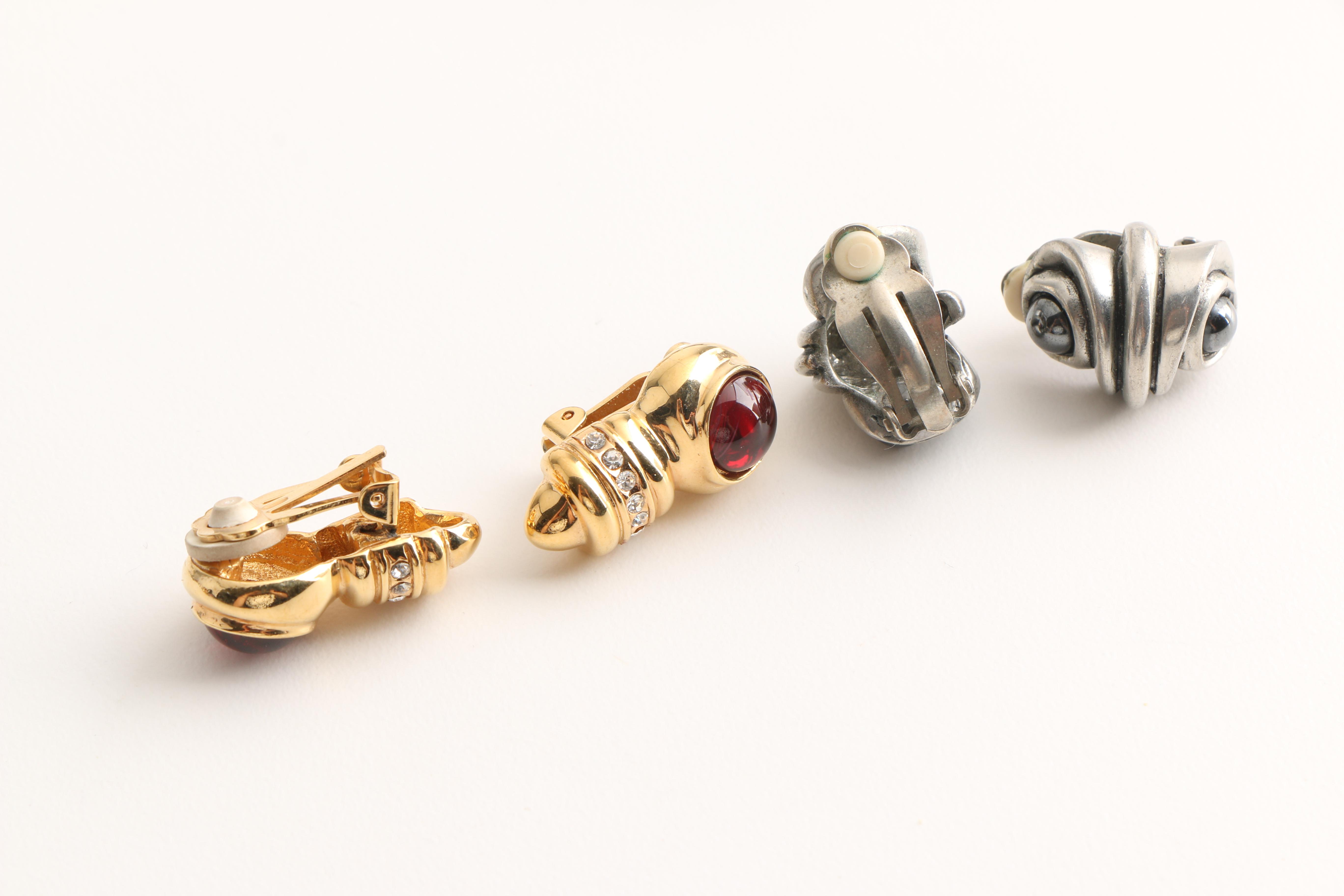 Collection of Costume Jewelry Including Krementz and Kramer