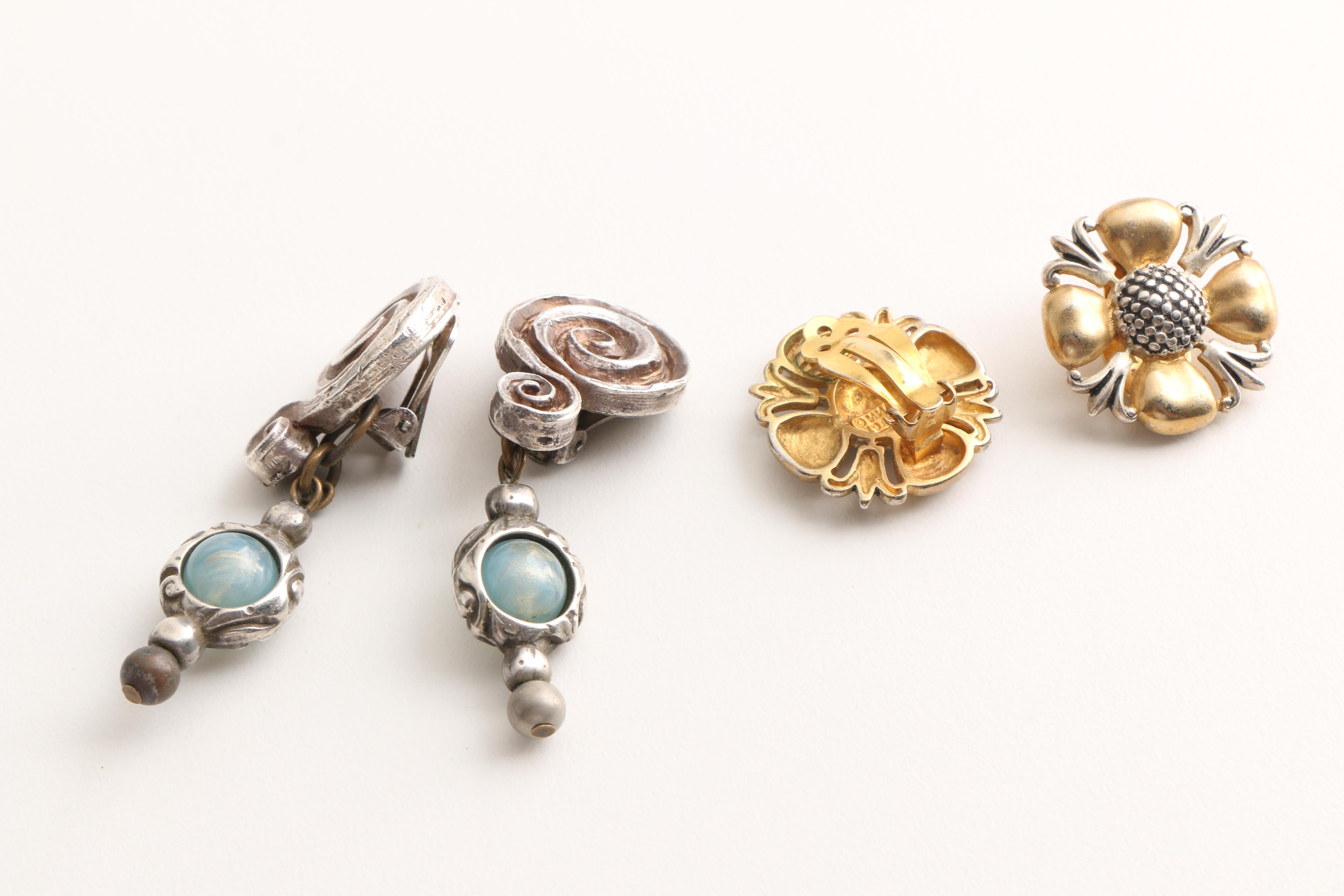 Collection of Costume Jewelry Including Krementz and Kramer