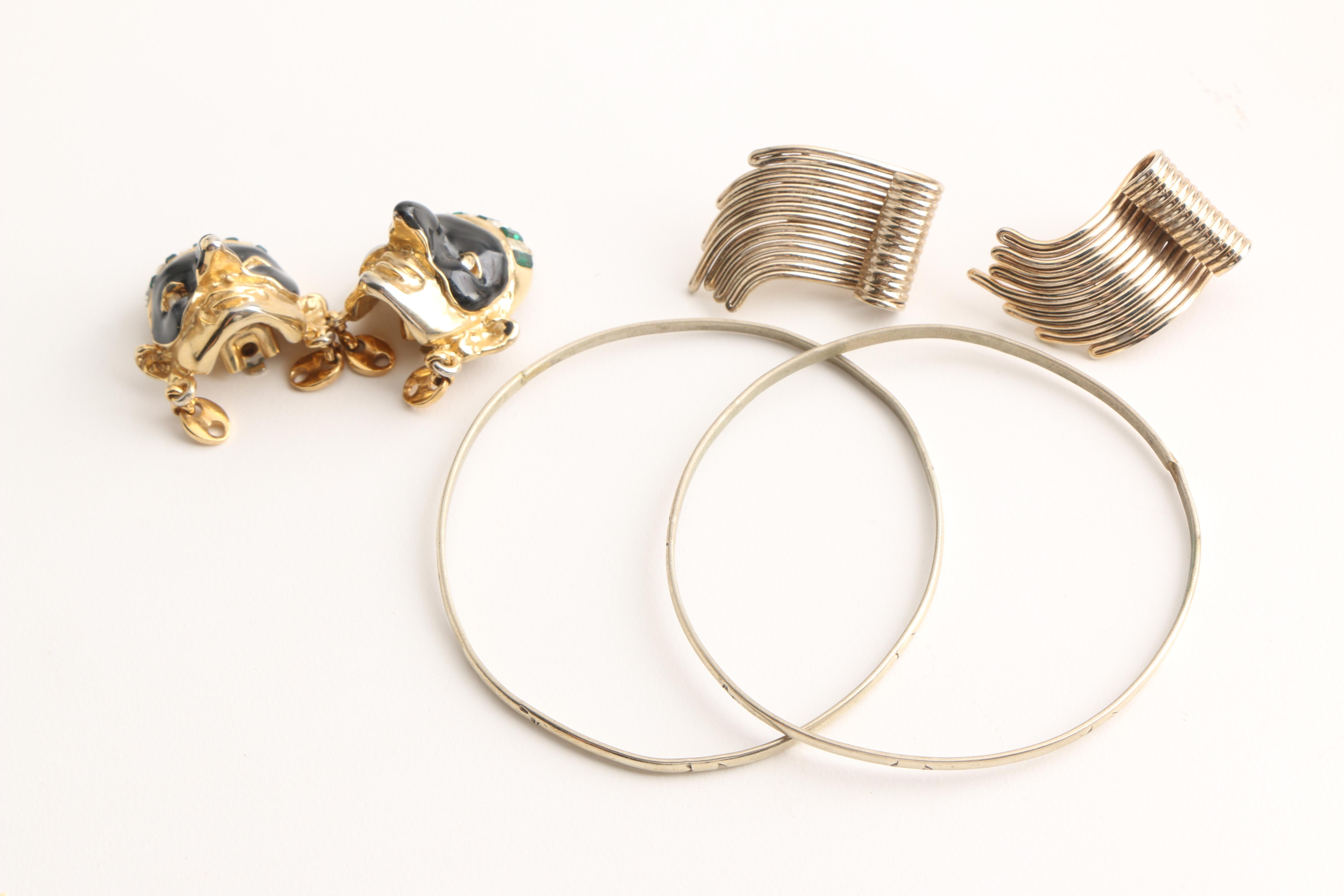 Collection of Costume Jewelry Including Krementz and Kramer