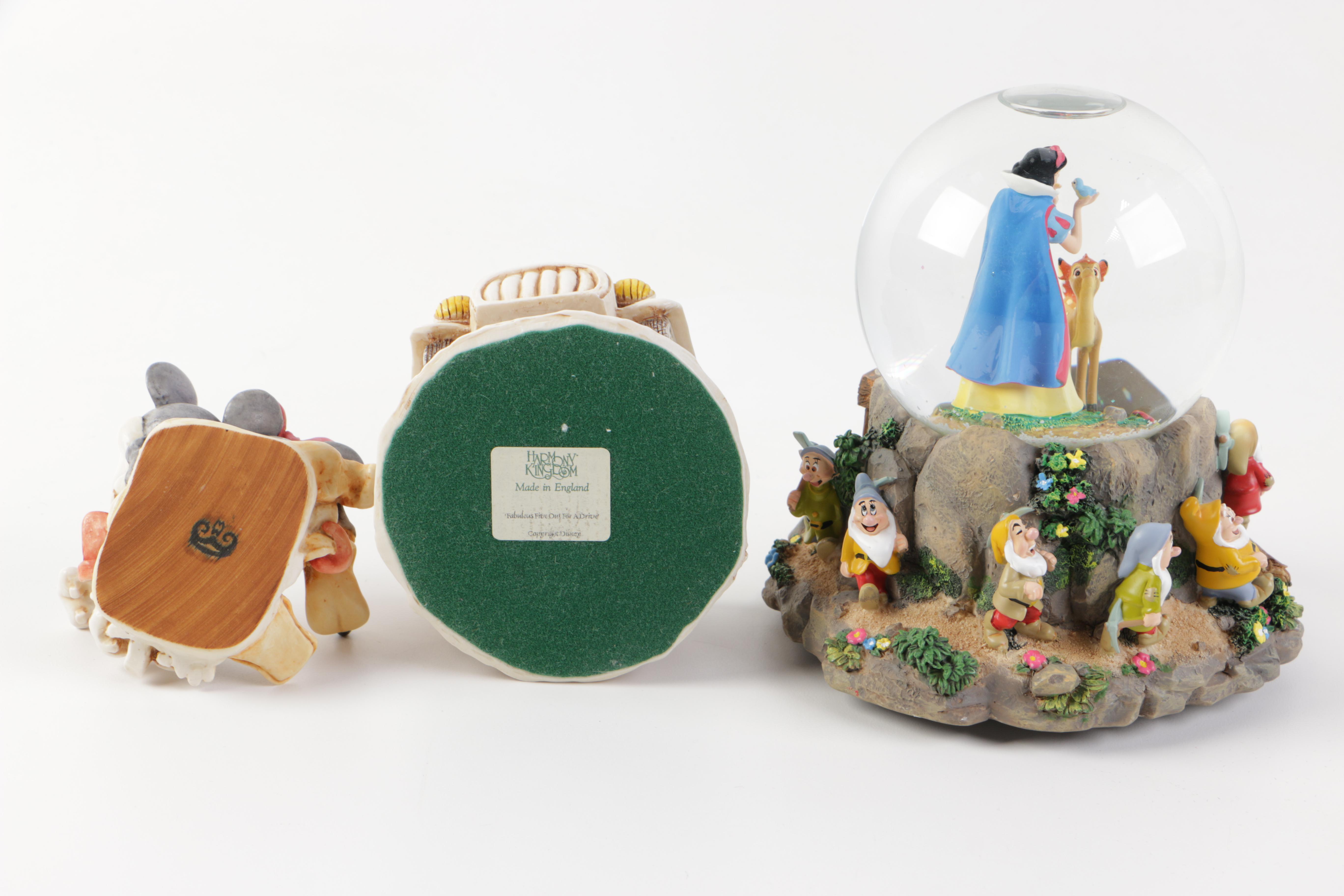 Collection of Disney Figurines and Music Boxes