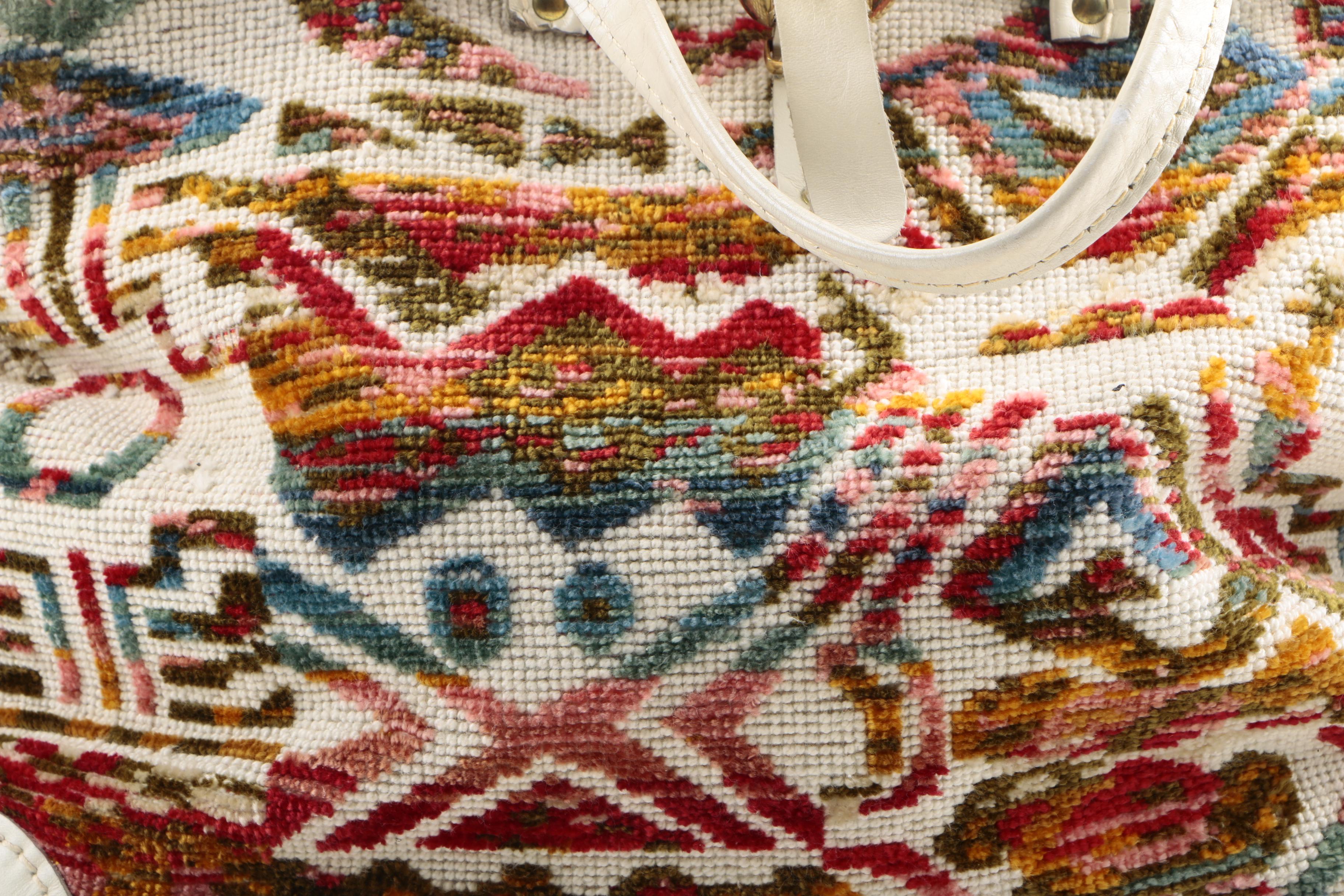 1960s Vintage Lee Stemer Carpet Bag