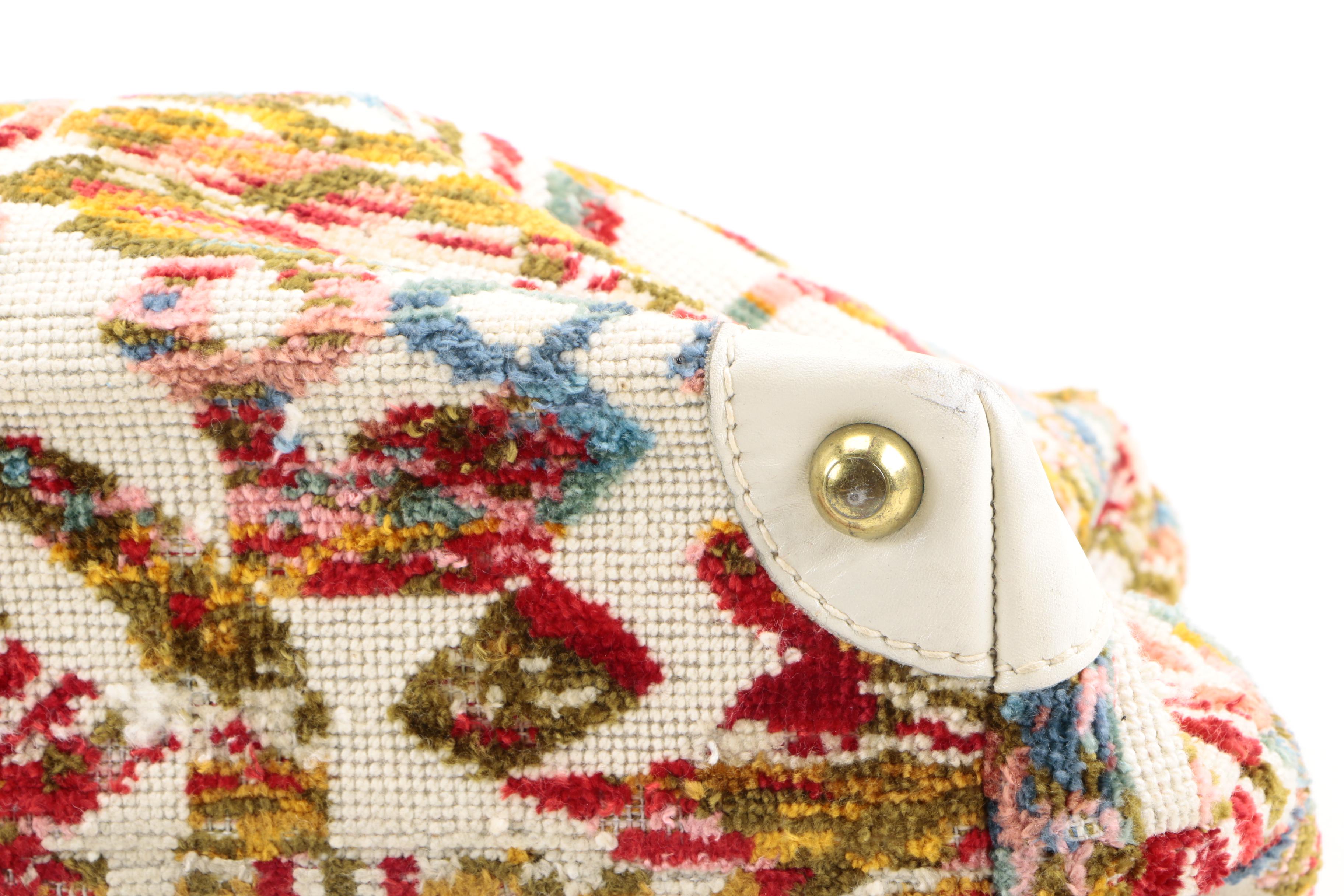 1960s Vintage Lee Stemer Carpet Bag