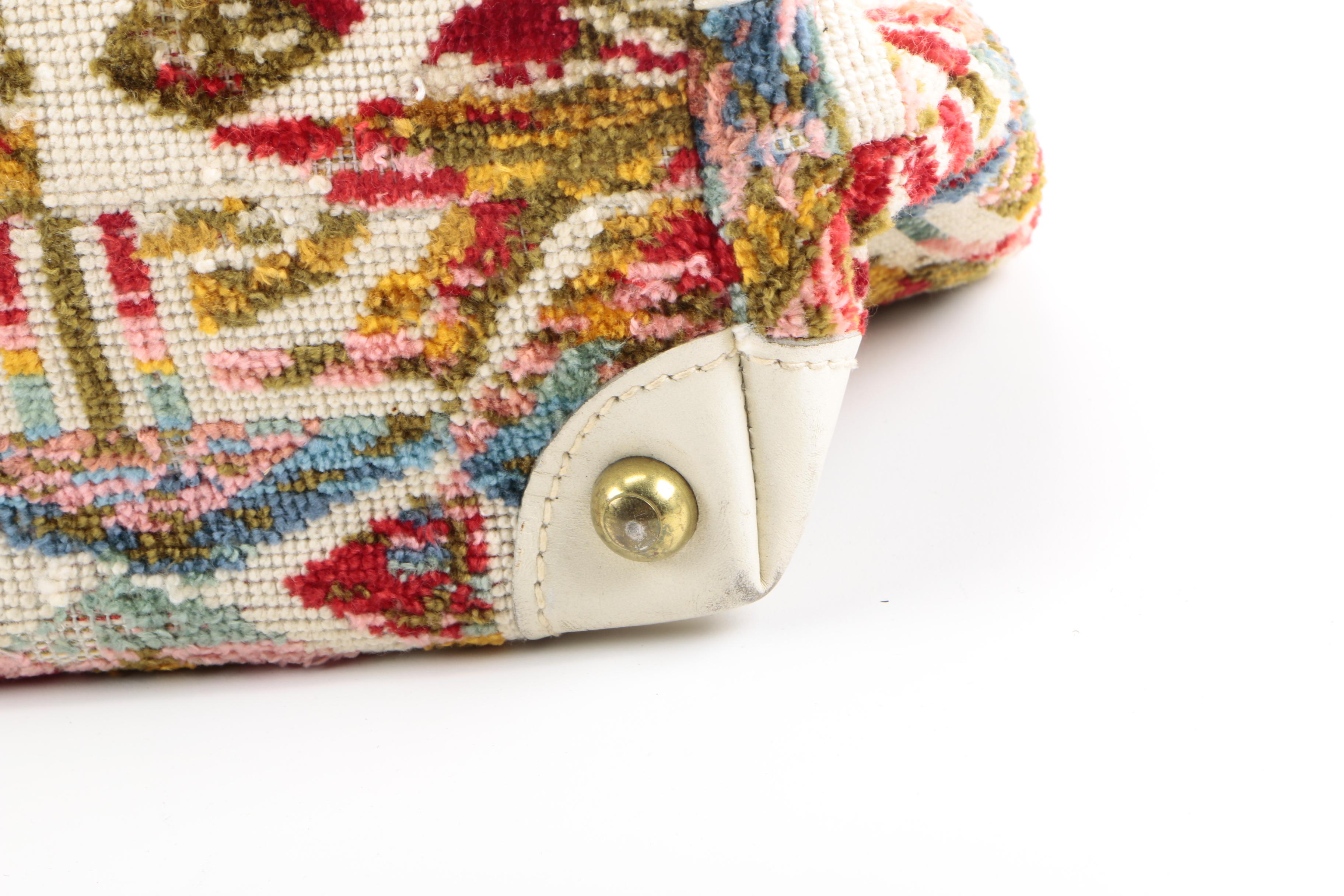 1960s Vintage Lee Stemer Carpet Bag