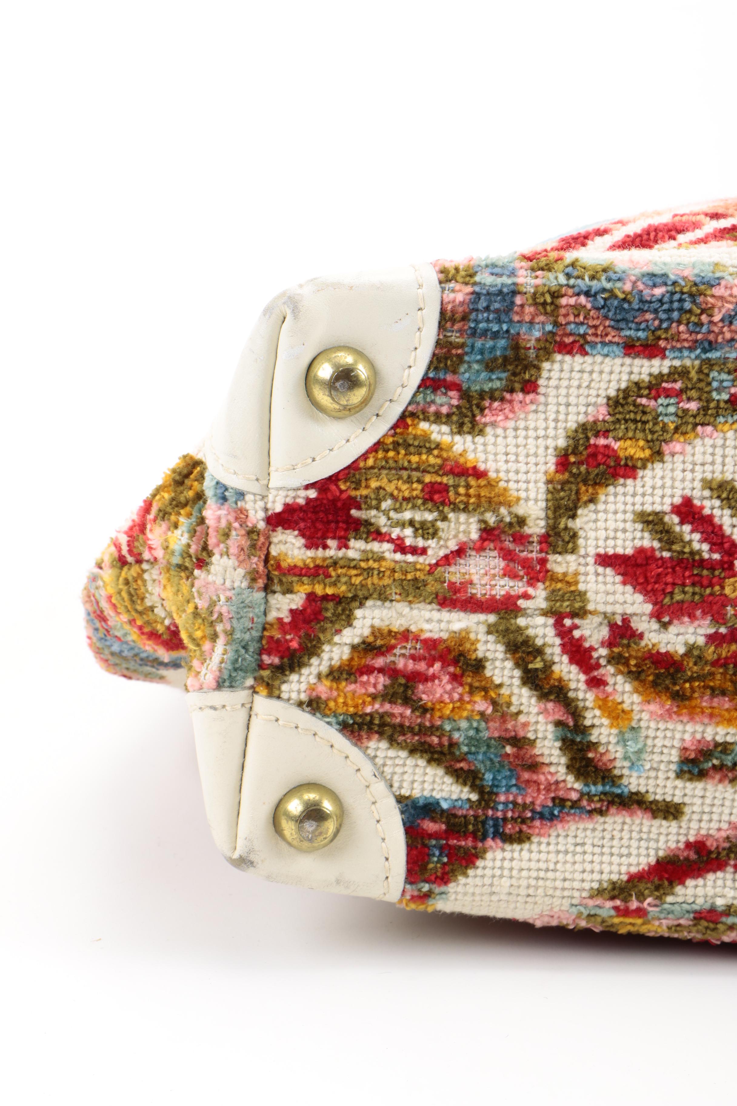 1960s Vintage Lee Stemer Carpet Bag