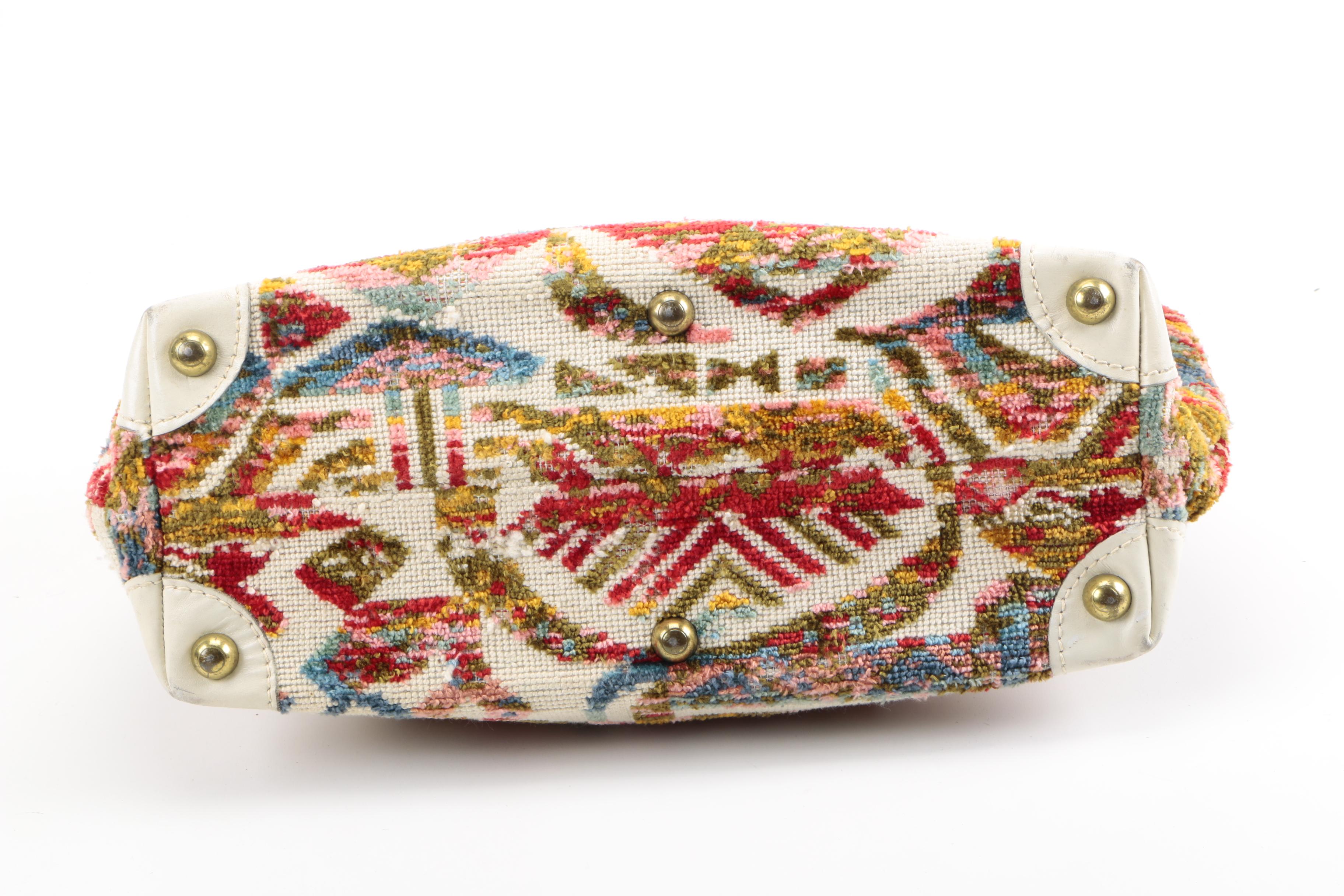 1960s Vintage Lee Stemer Carpet Bag