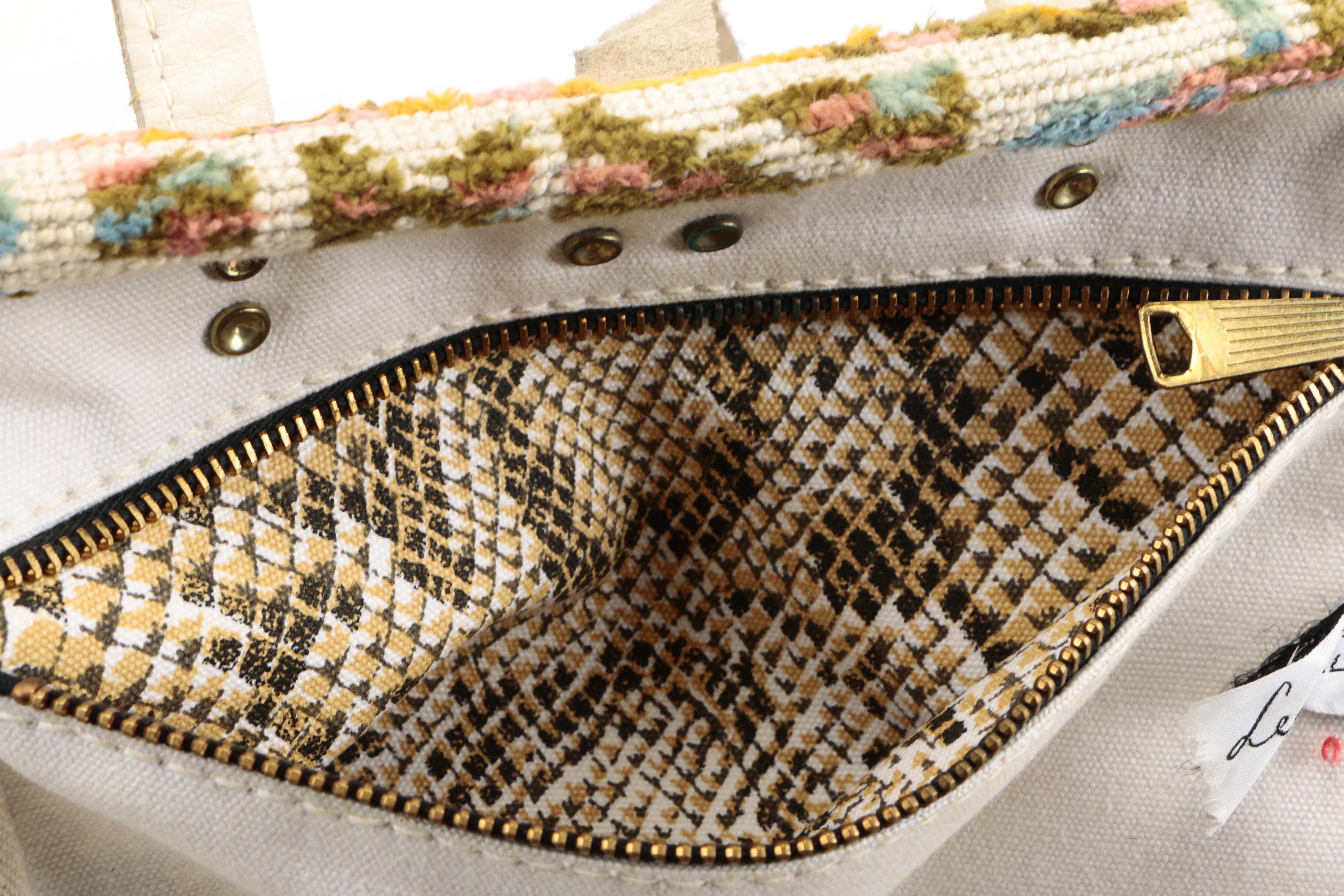 1960s Vintage Lee Stemer Carpet Bag