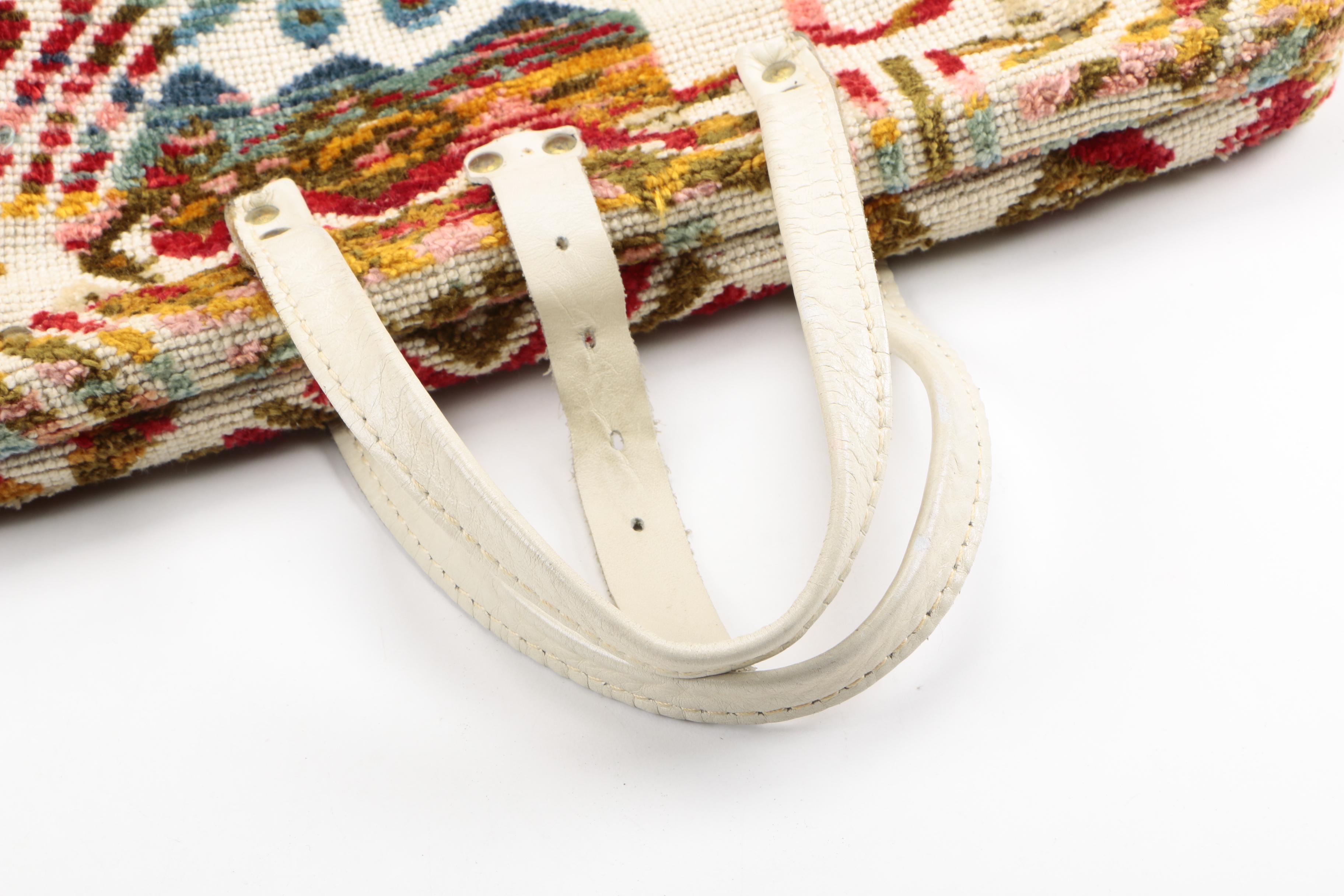 1960s Vintage Lee Stemer Carpet Bag