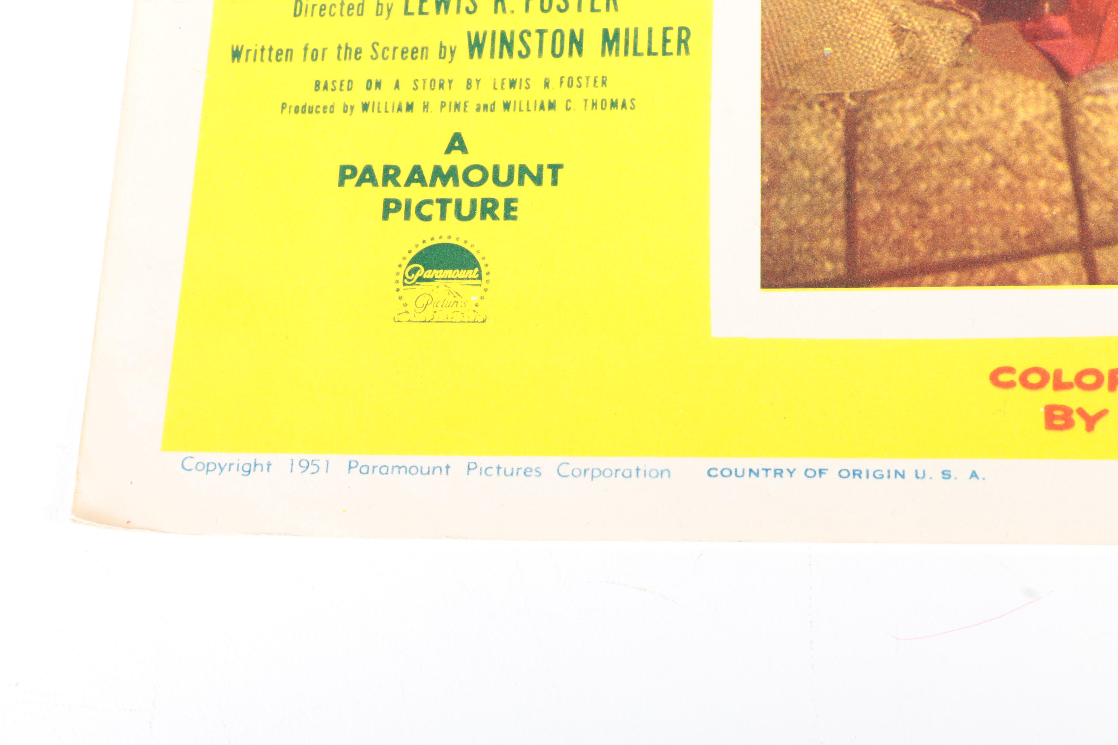 1951 "Hong Kong" Lobby Cards featuring Ronald Reagan