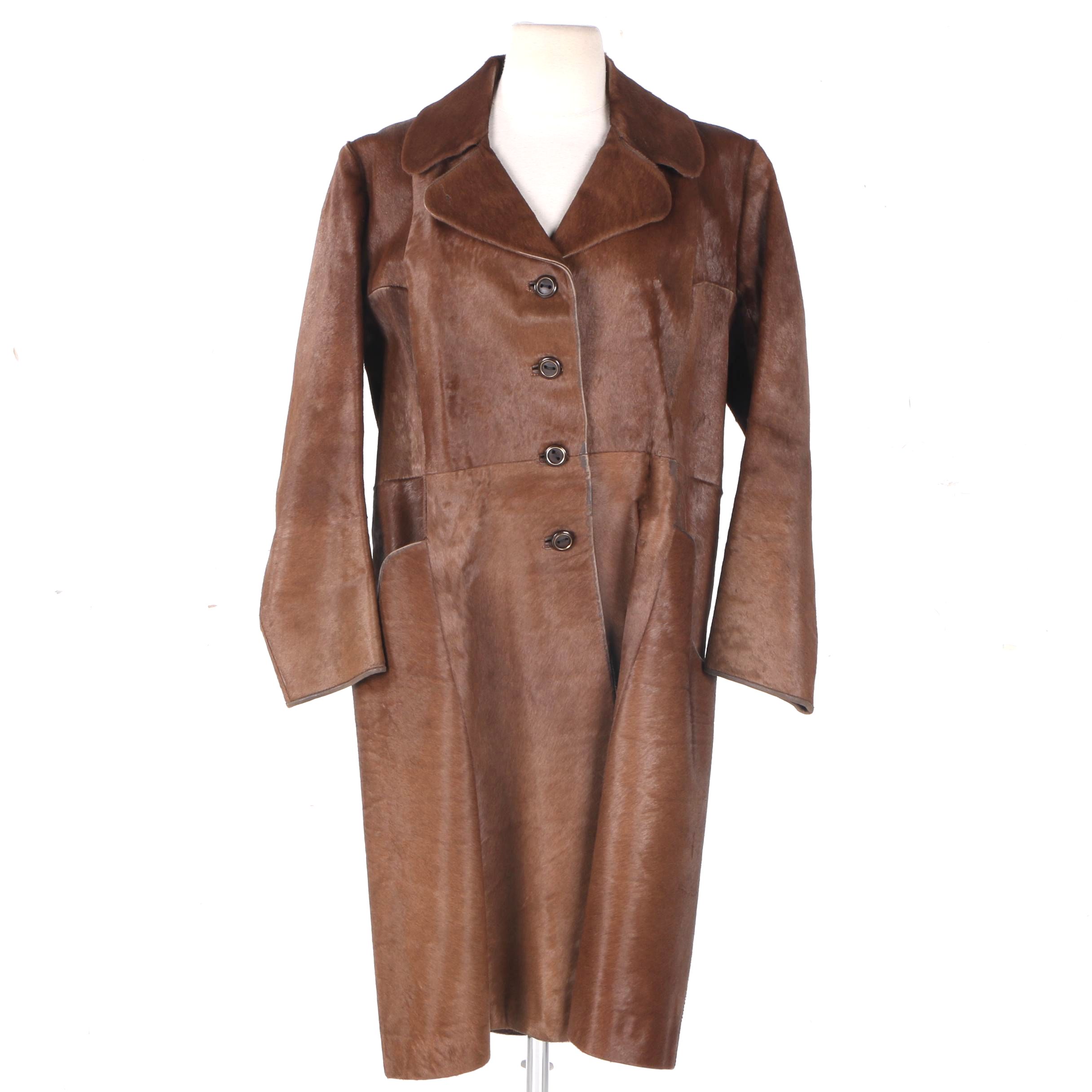 Women's 1970s Vintage Colzer Spanish Cowhide Coat