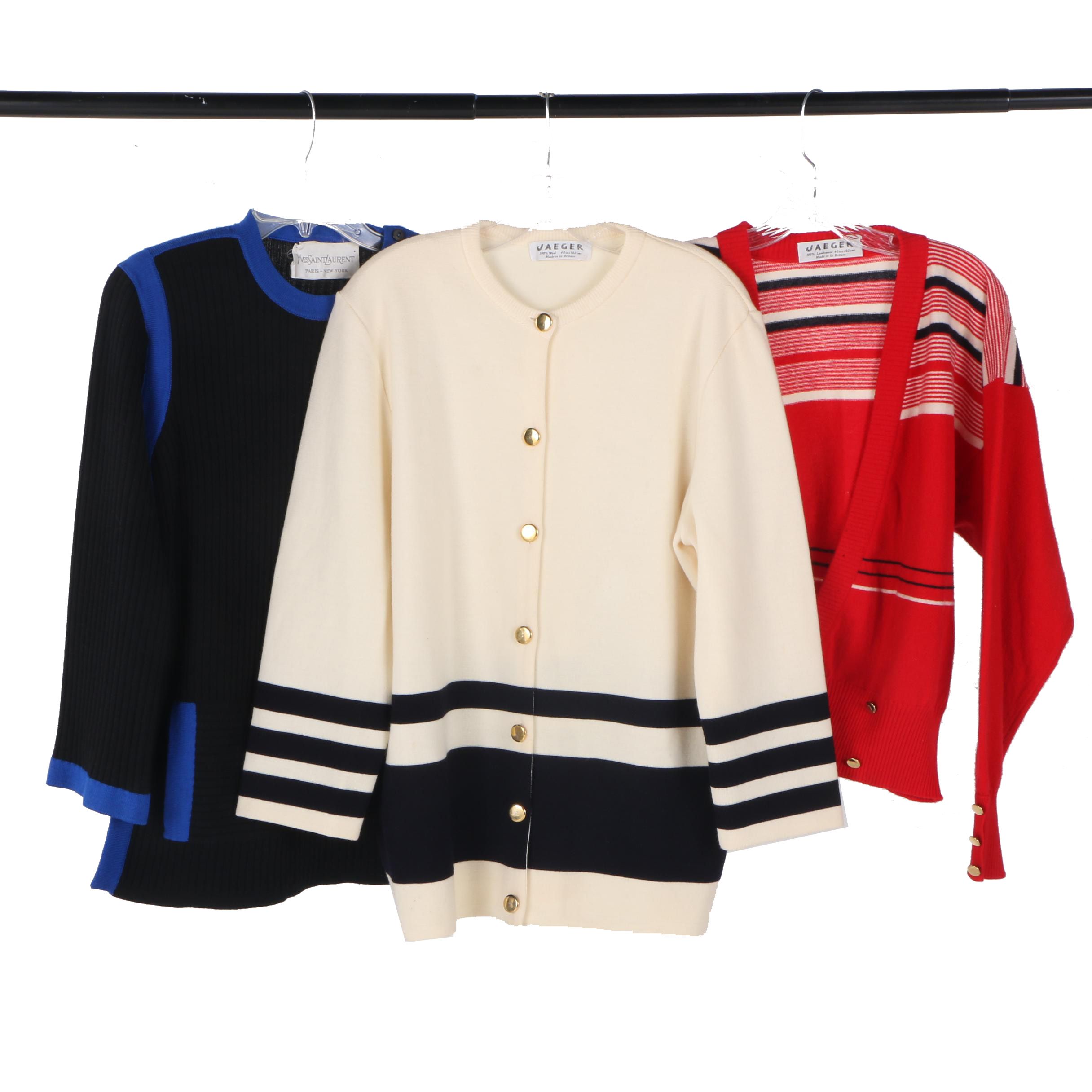 Women's Vintage Cardigans Featuring Yves Saint Laurent