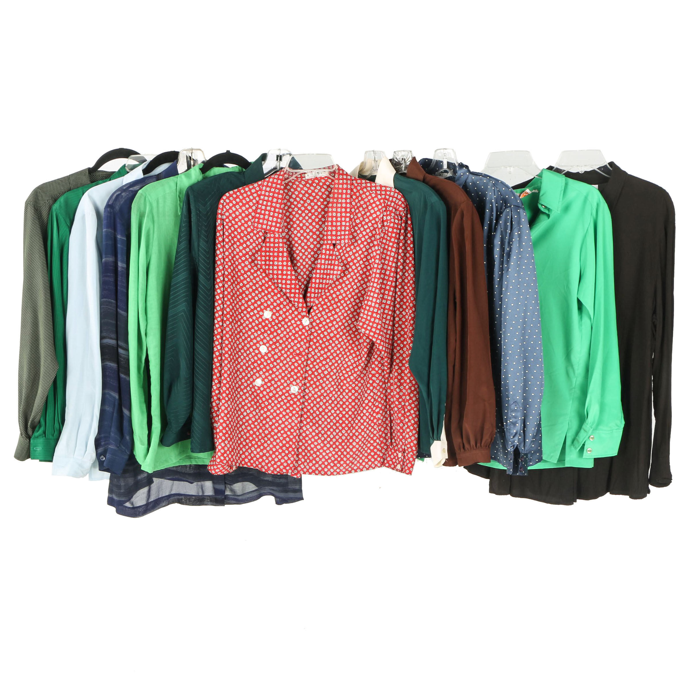 Vintage Blouses Including Jaeger and The Lilly Lilly Pulitzer