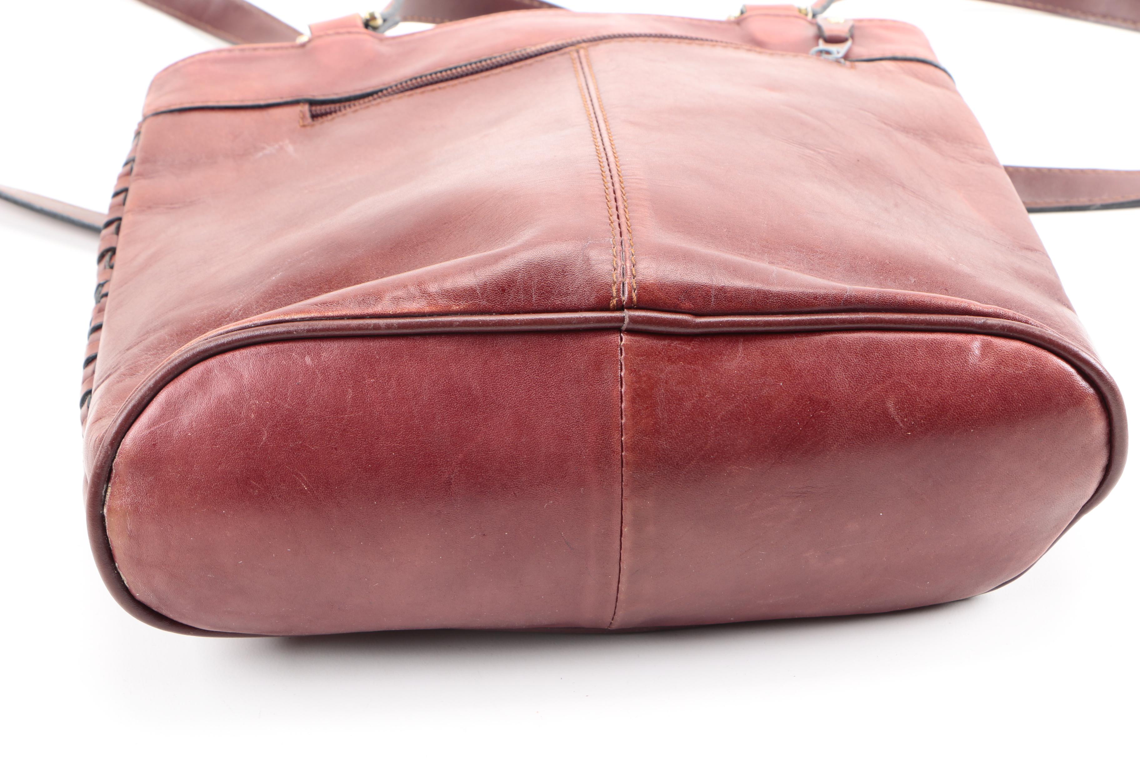 Woven Leather Shoulder Bags Including Diamicci