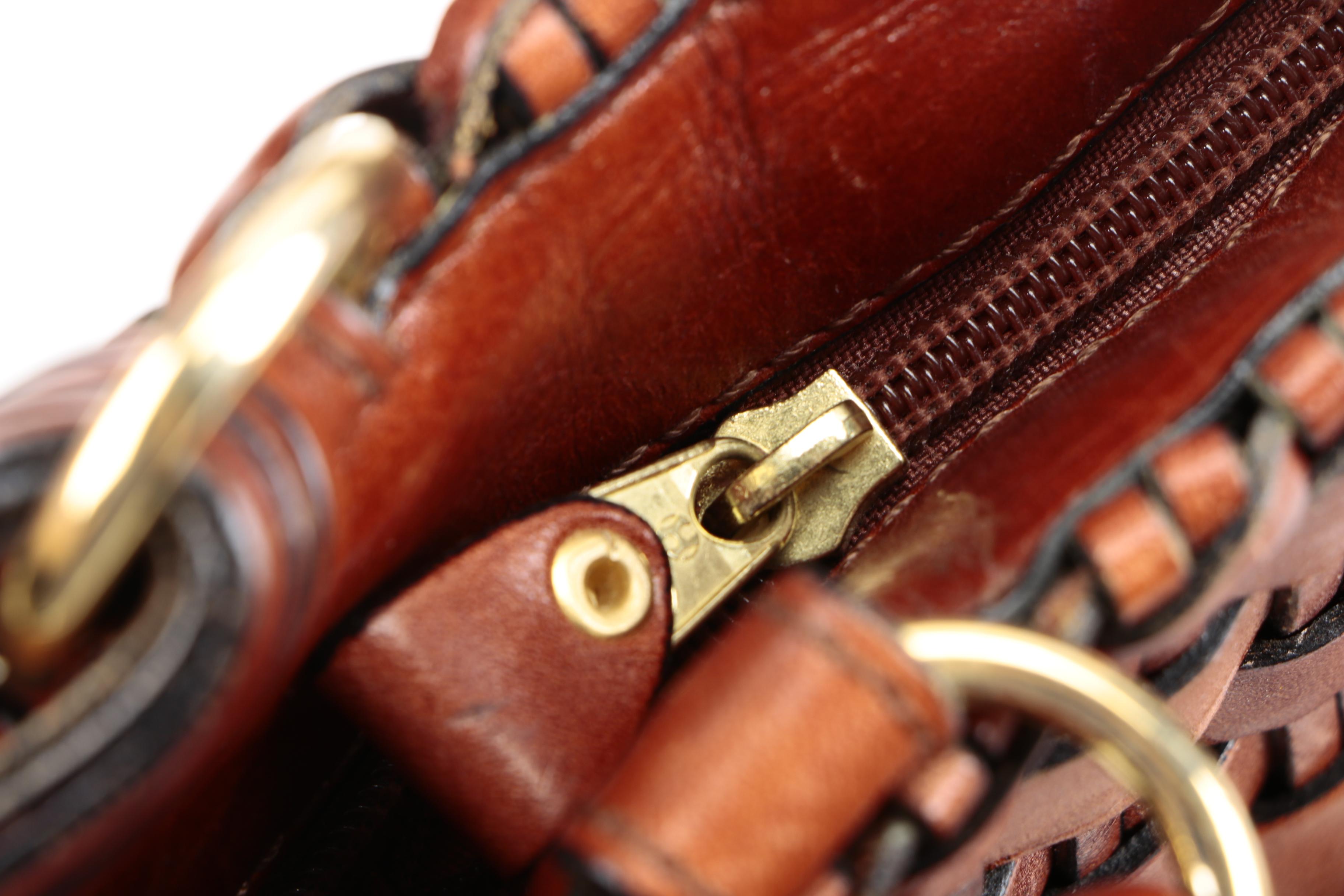 Woven Leather Shoulder Bags Including Diamicci