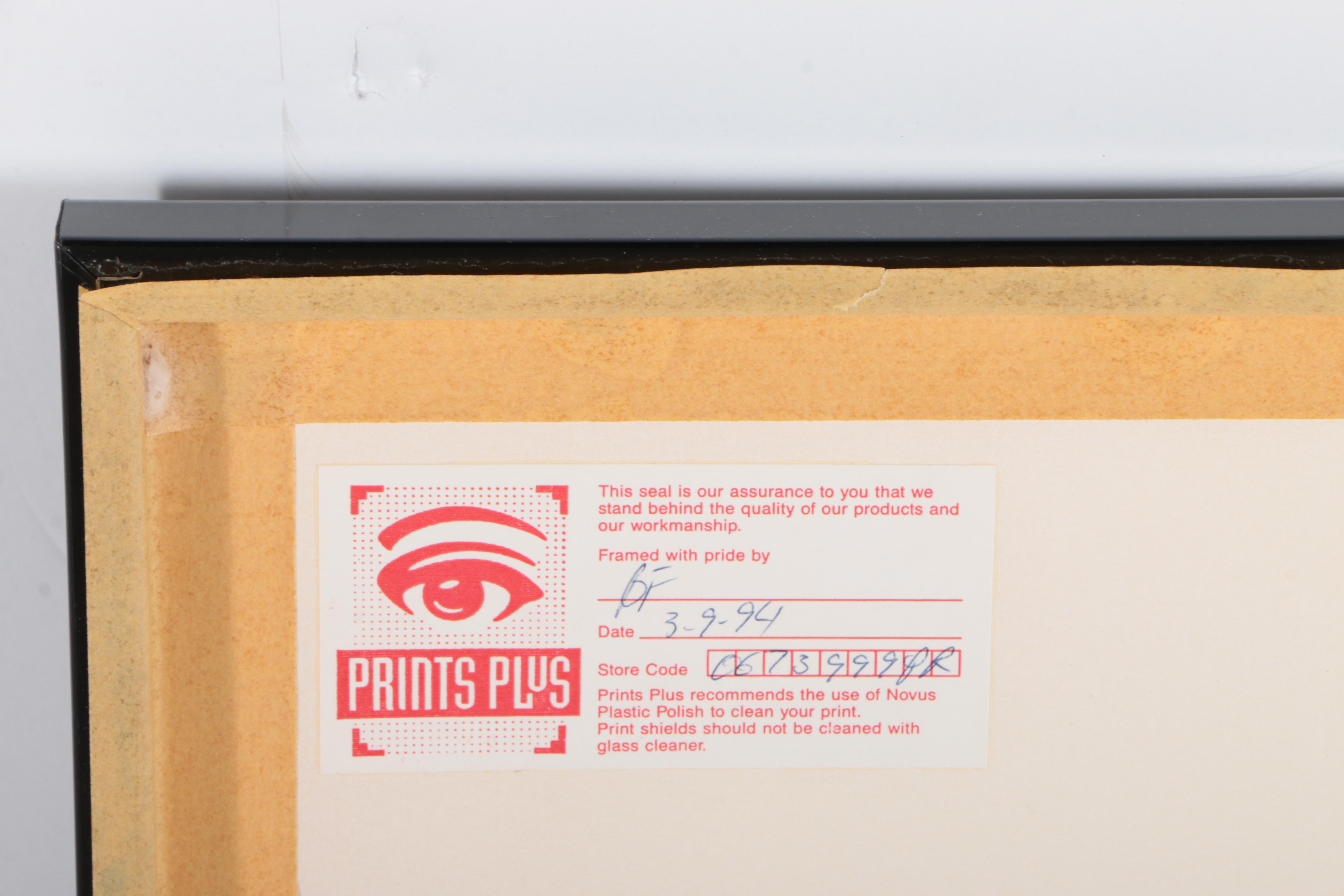 Halftone Print on Paper After Pablo Picasso's  "Don Quixote"