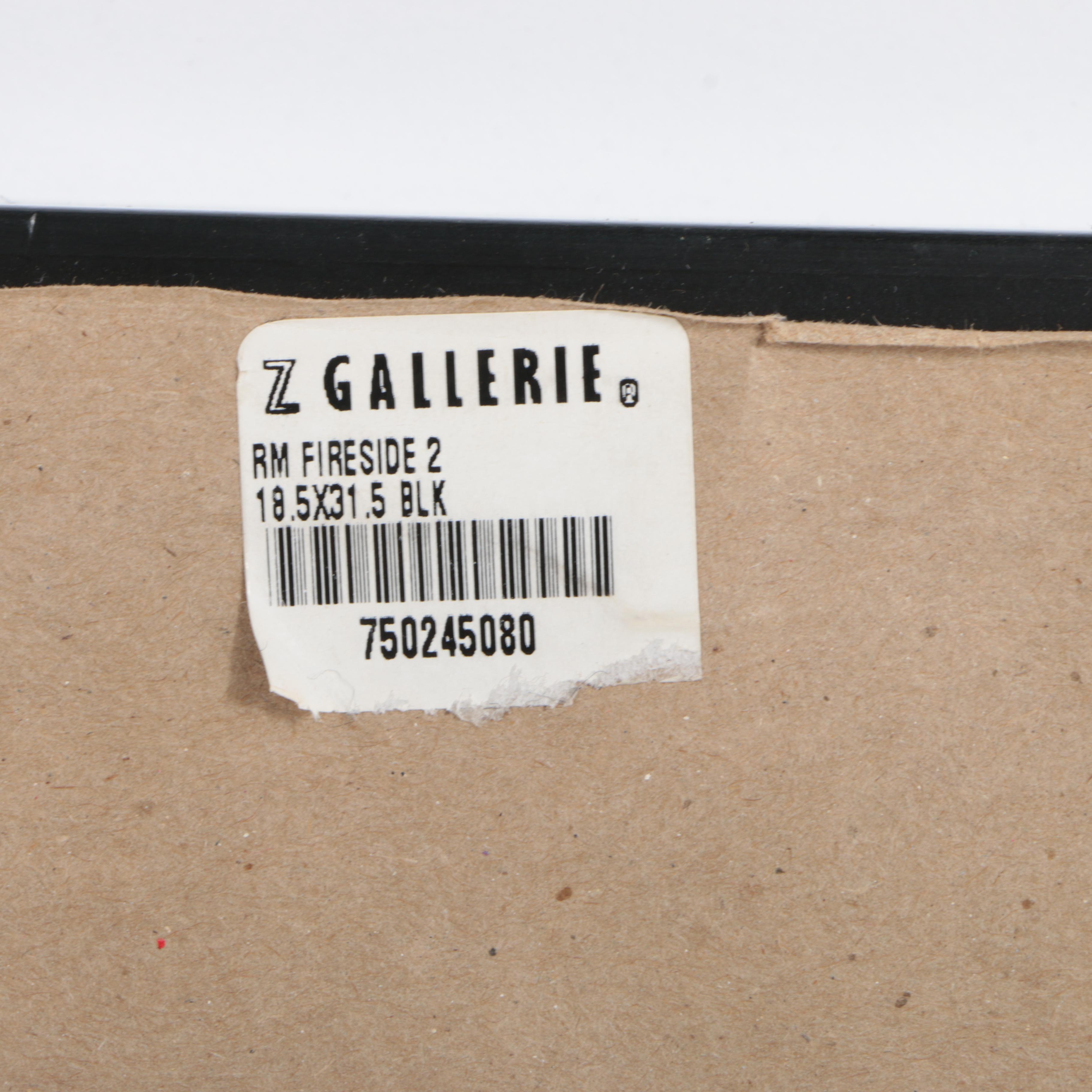 Reproduction Print After Lindsay Hill Abstract Diptych