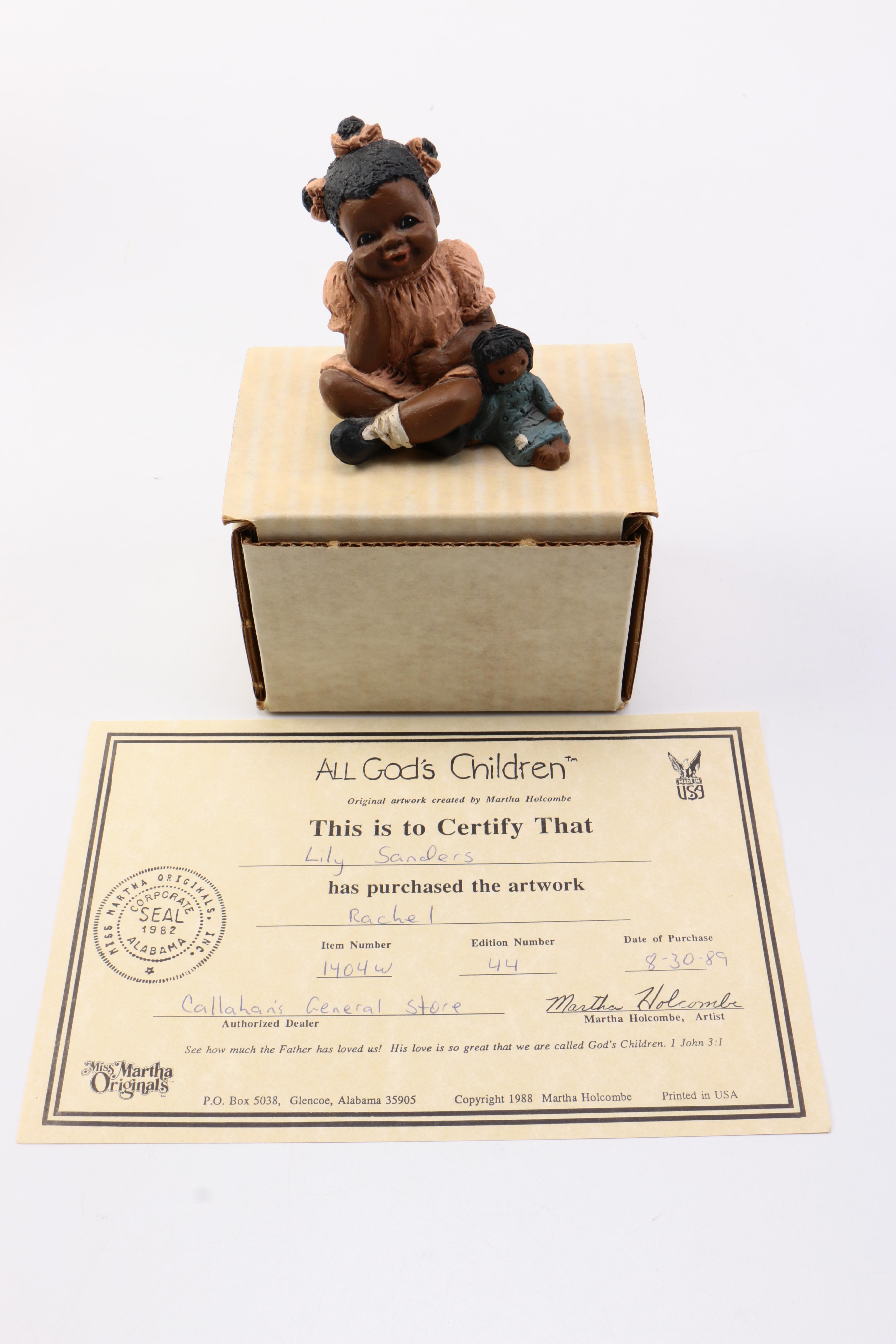 Collection of Martha Holcombe "All God's Children" Figurines